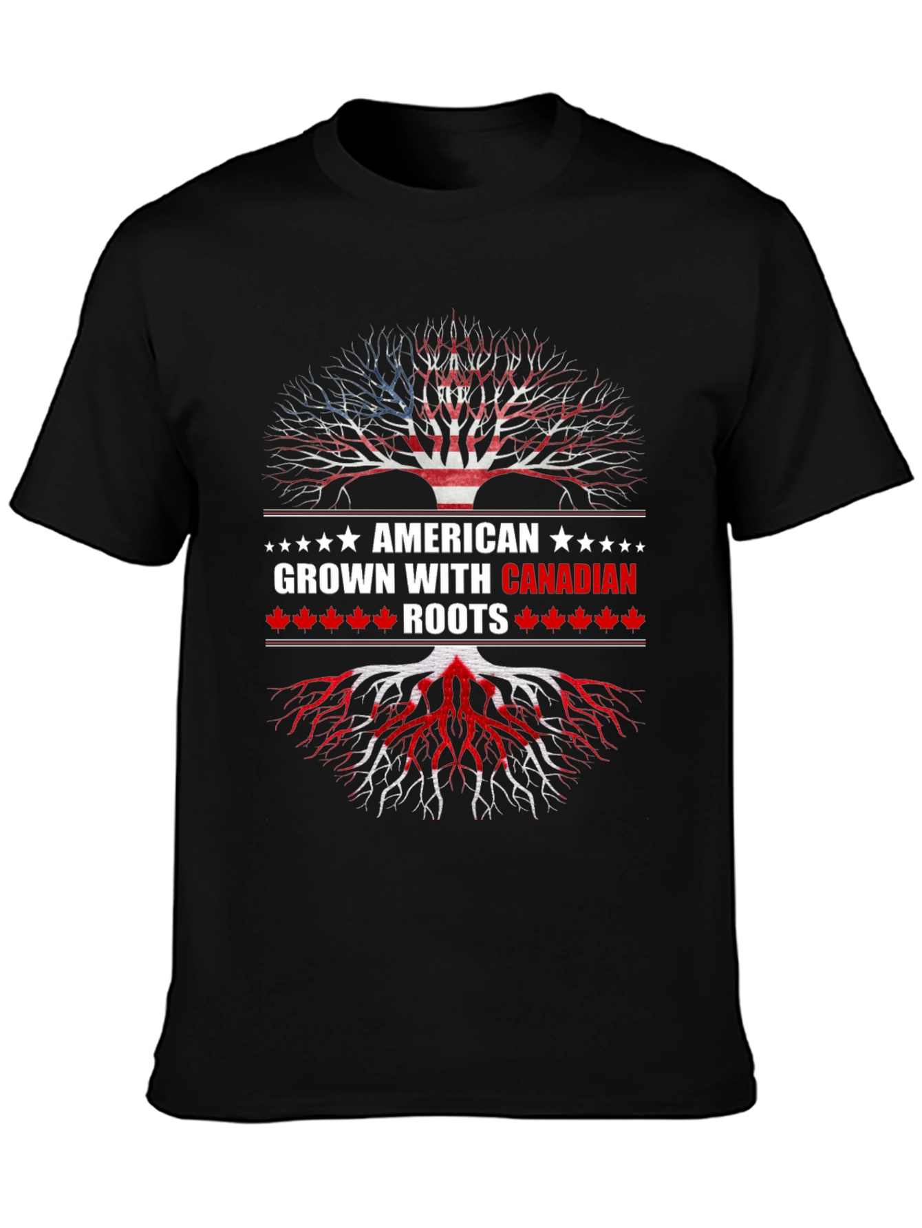 American Grown with Canadian Roots Tee