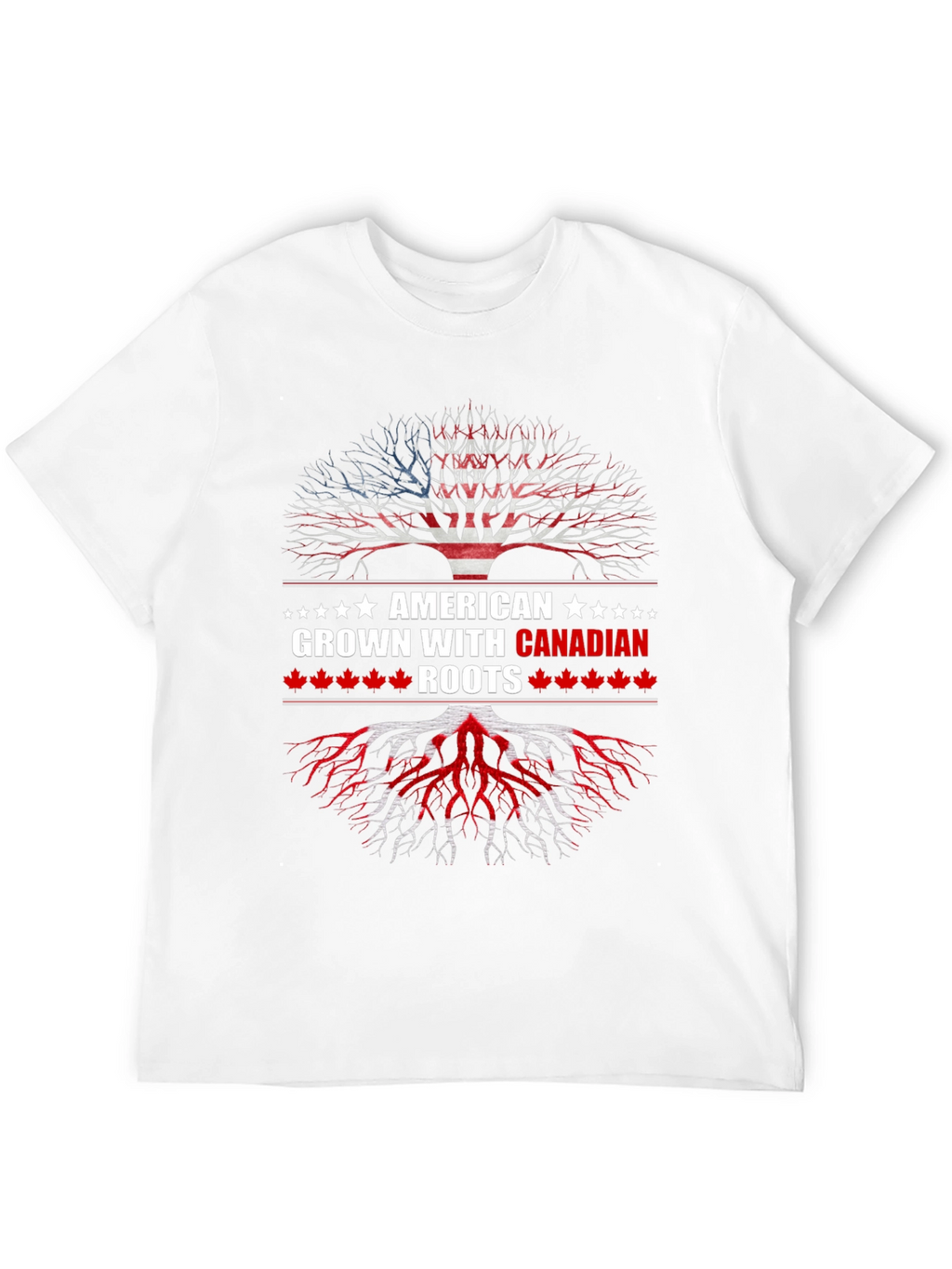 American Grown with Canadian Roots Tee