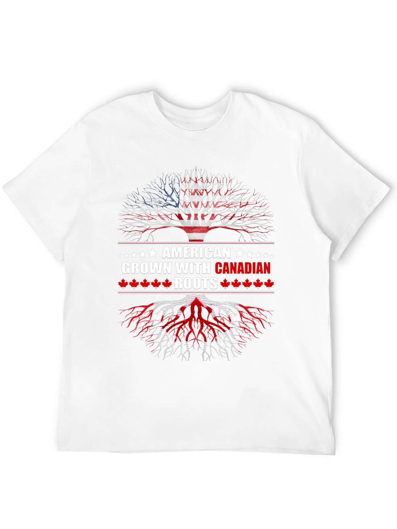 American Grown with Canadian Roots Tee