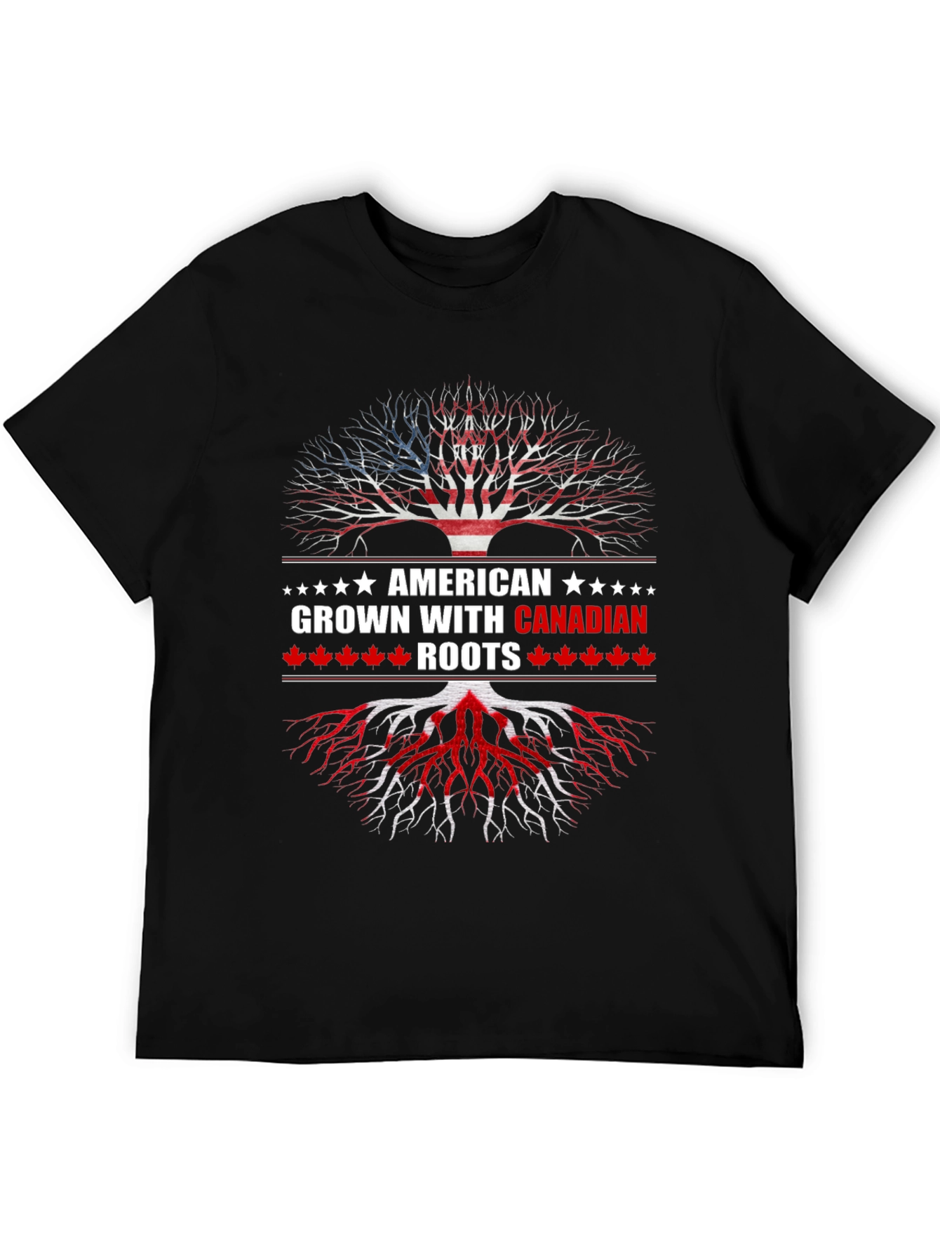 American Grown with Canadian Roots Tee