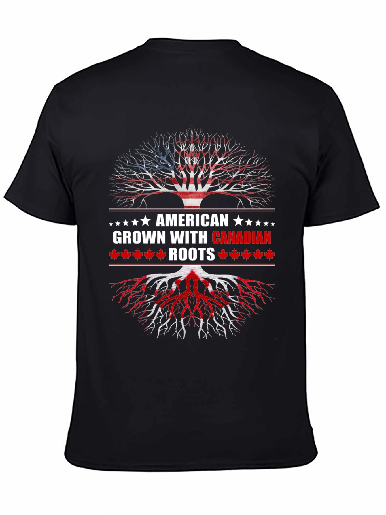 American Grown with Canadian Roots Tee