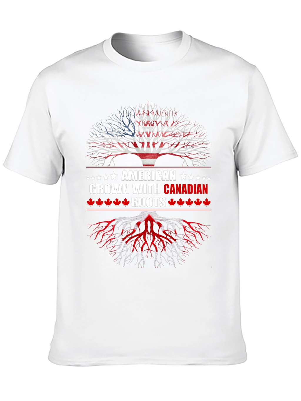 American Grown with Canadian Roots Tee