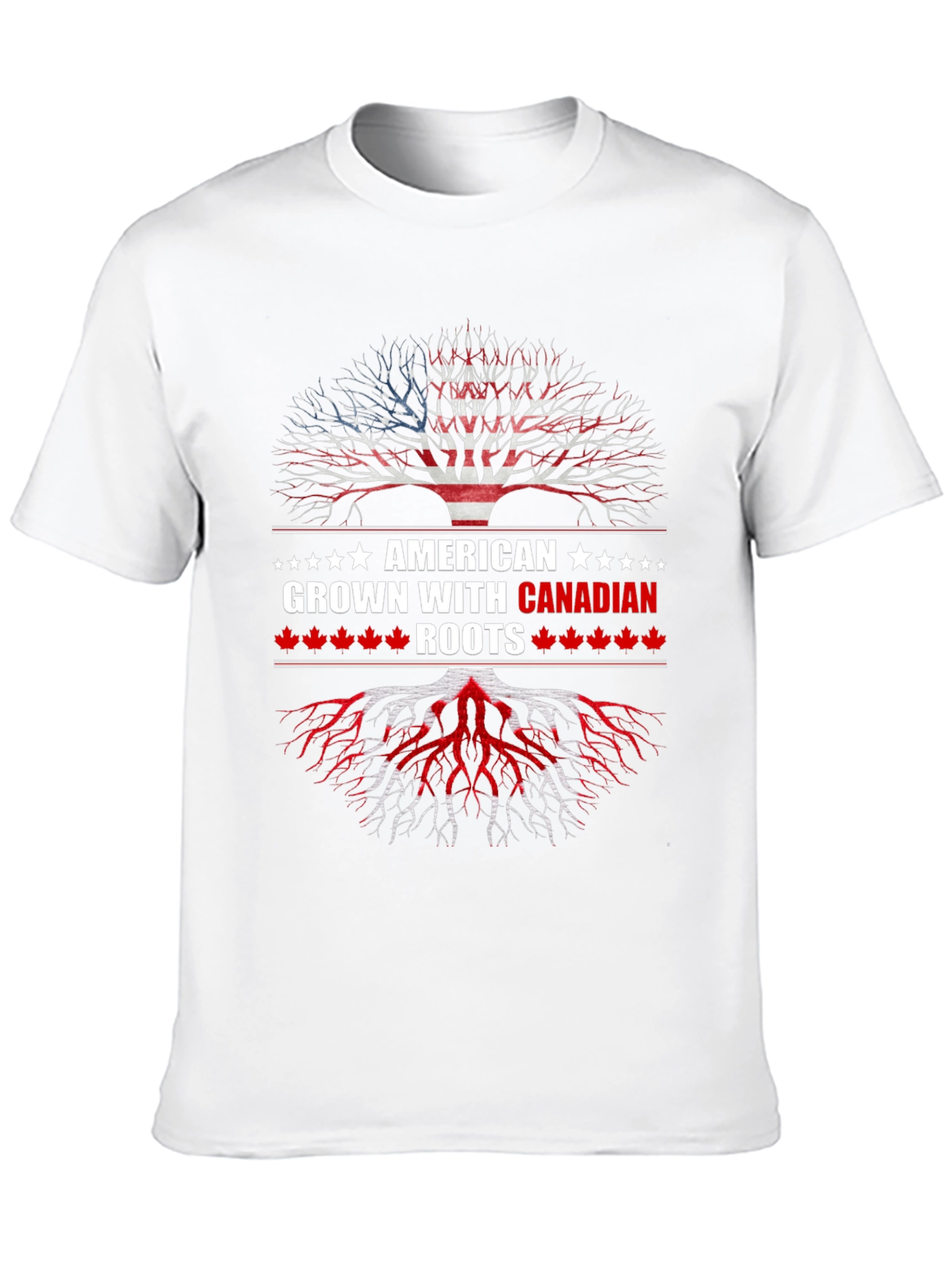 American Grown with Canadian Roots Tee