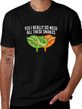 Snakes Graphic Tee - I Need All These Snakes