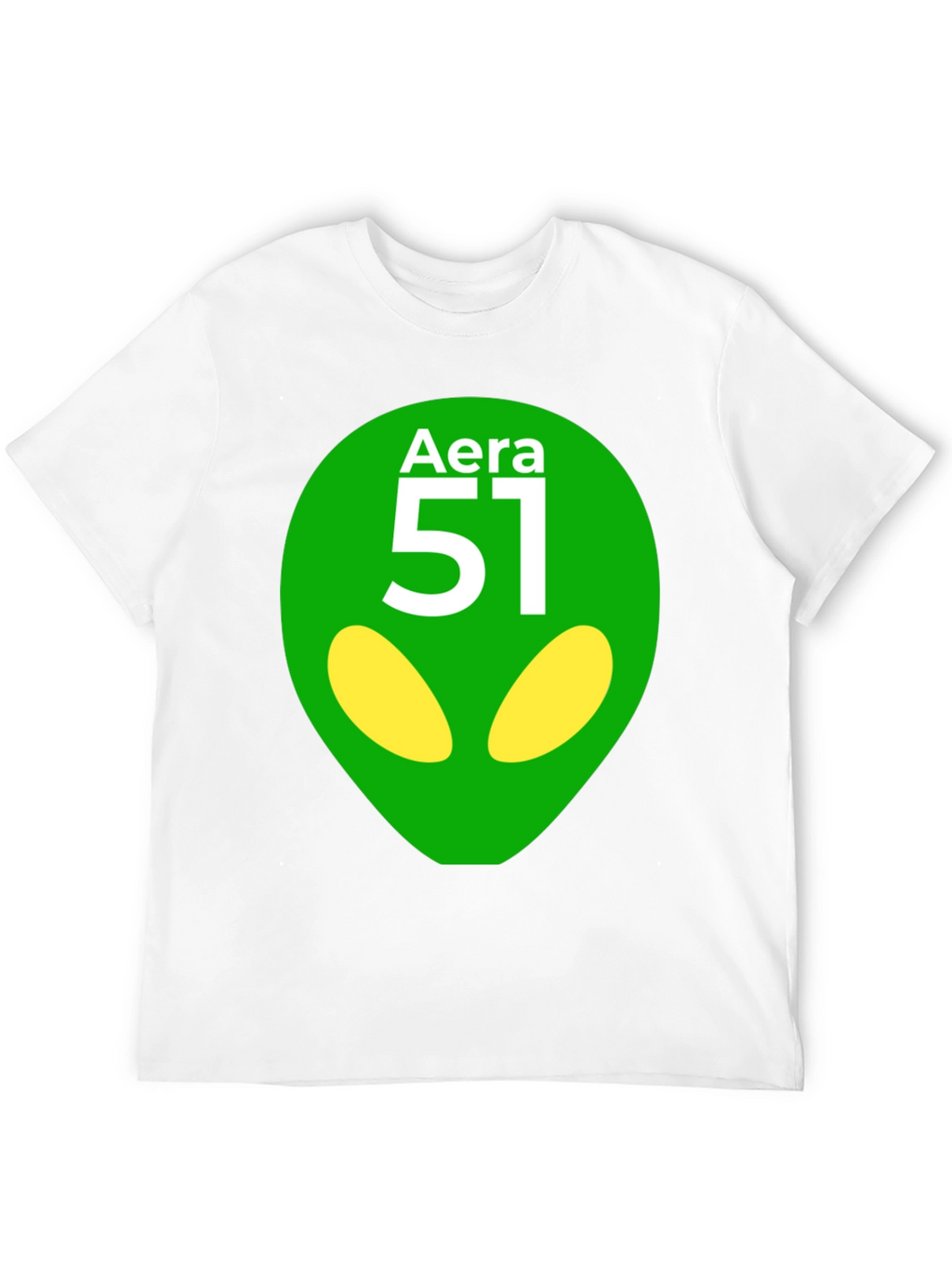 Area 51 Alien Graphic T-Shirt - Black