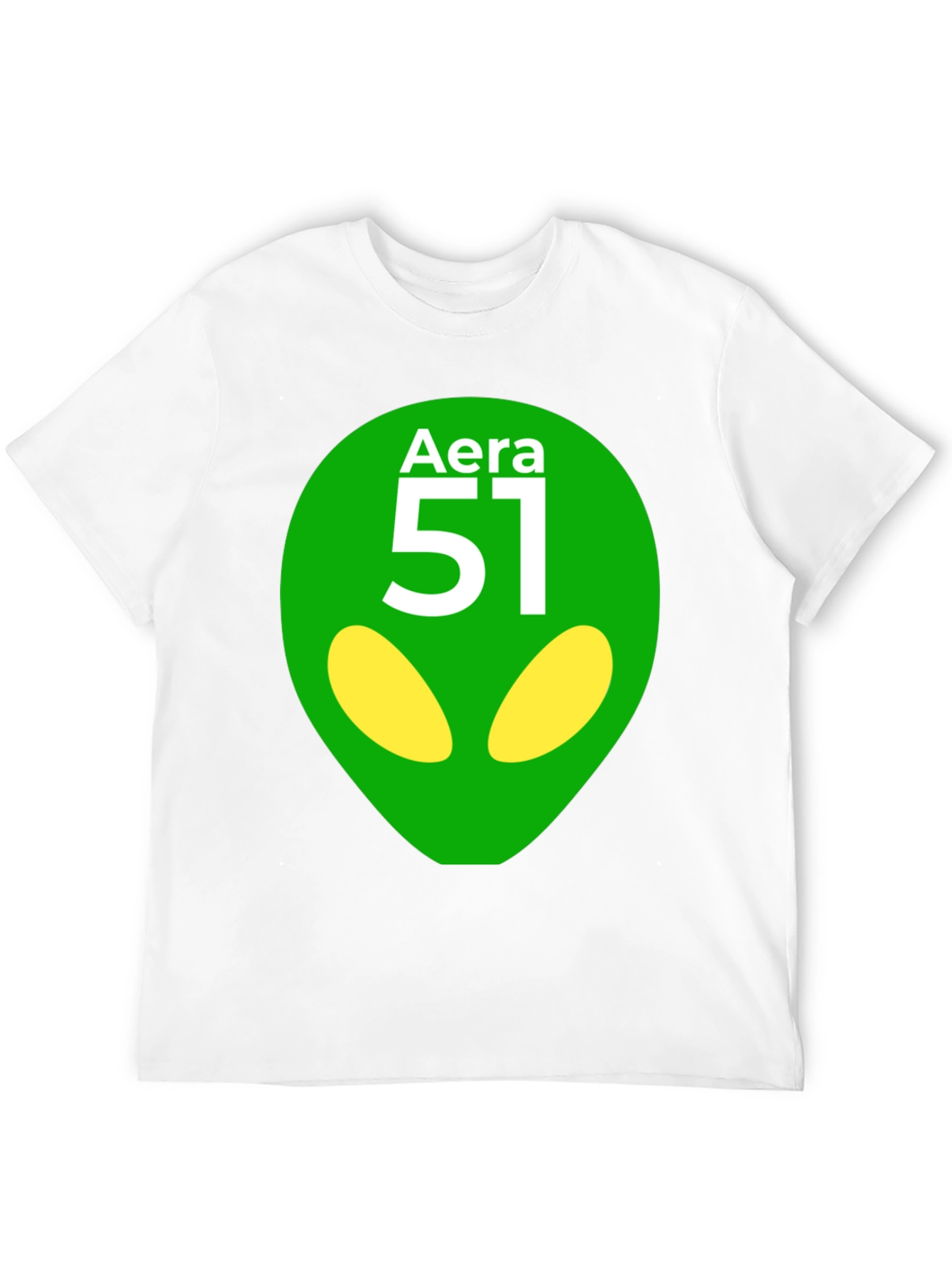 Area 51 Alien Graphic T-Shirt - Black