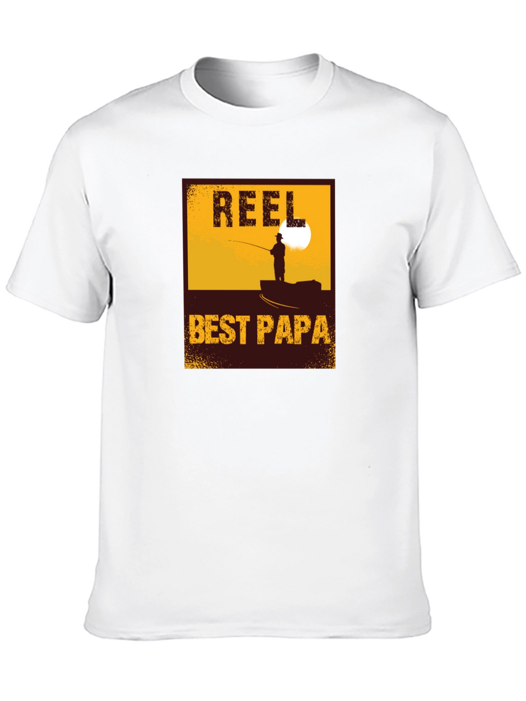 Reel Best Papa T-Shirt - Fishing Dad Gift