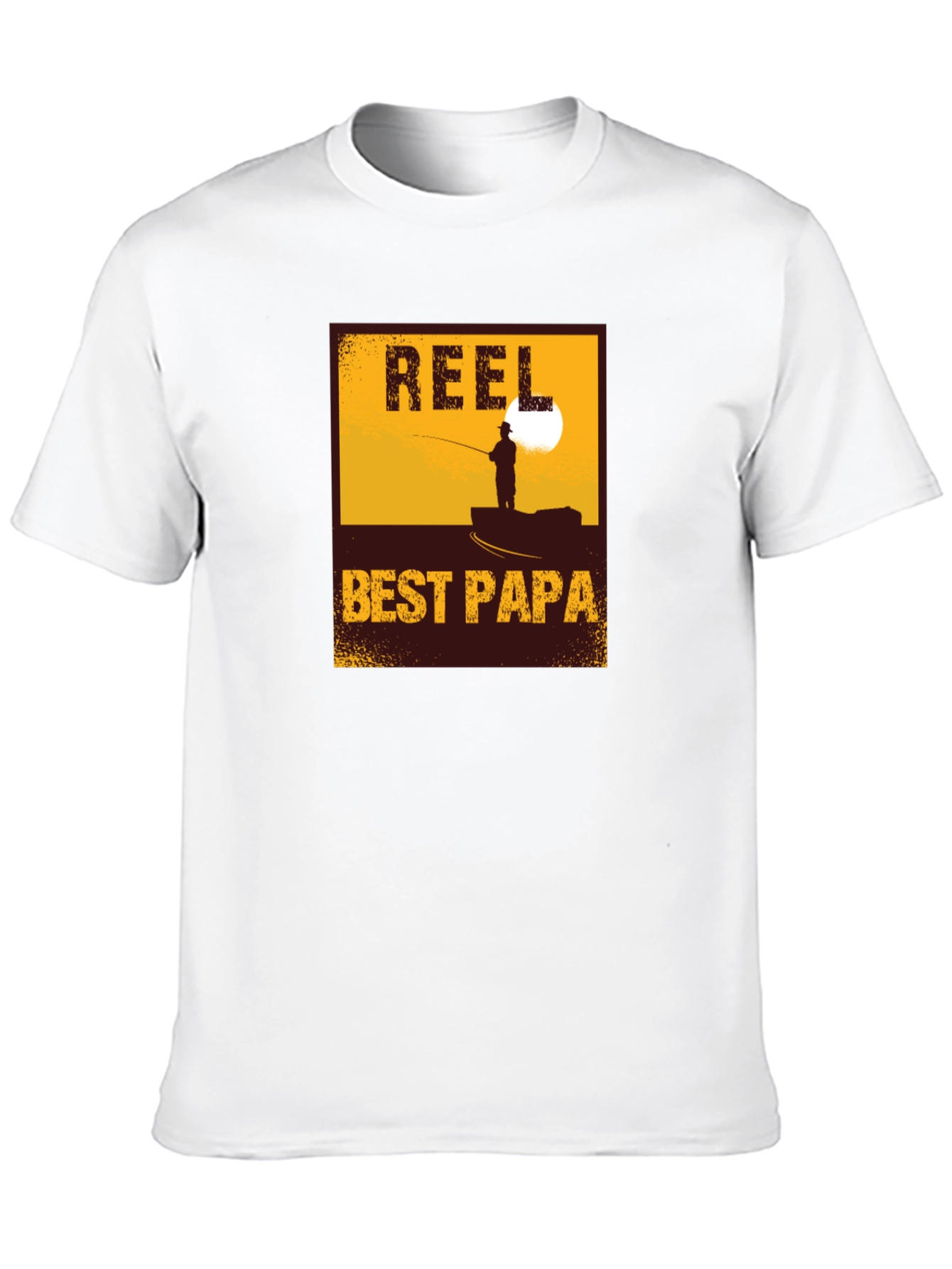 Reel Best Papa T-Shirt - Fishing Dad Gift