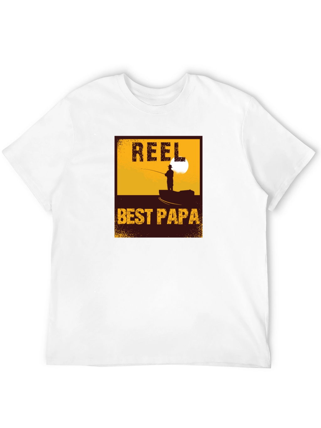 Reel Best Papa T-Shirt - Fishing Dad Gift