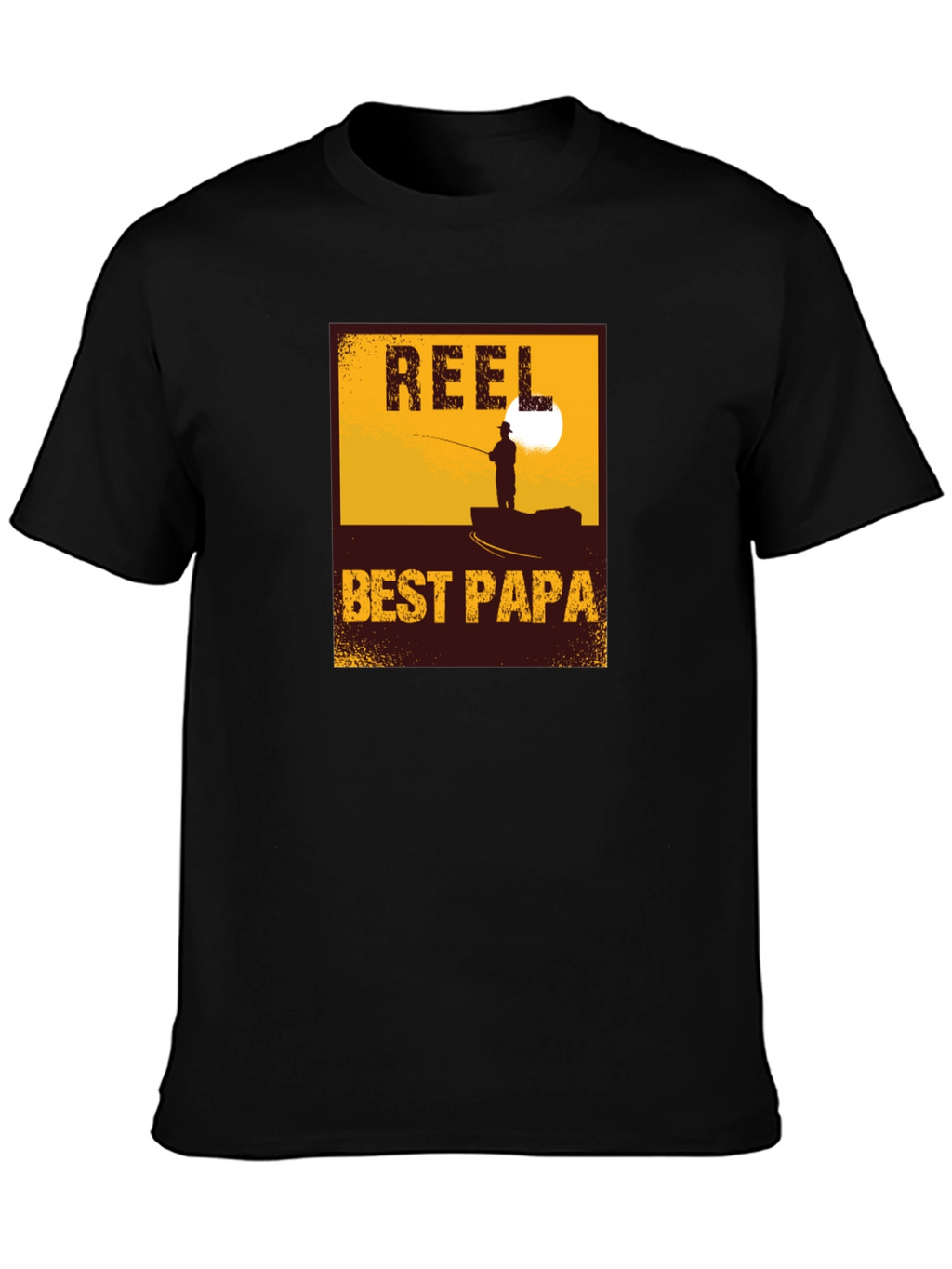 Reel Best Papa T-Shirt - Fishing Dad Gift
