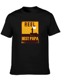 Reel Best Papa T-Shirt - Fishing Dad Gift
