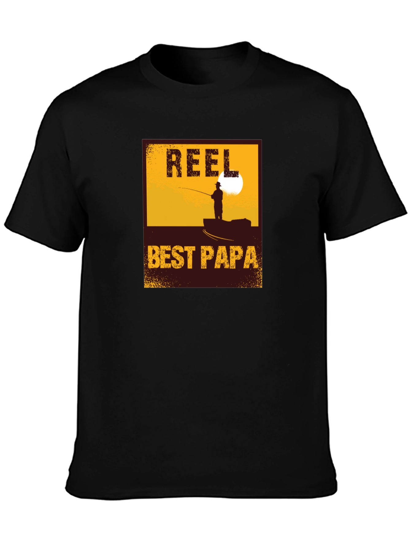 Reel Best Papa T-Shirt - Fishing Dad Gift