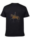 Equestrian Horse Dressage Word Art Graphic T-Shirt