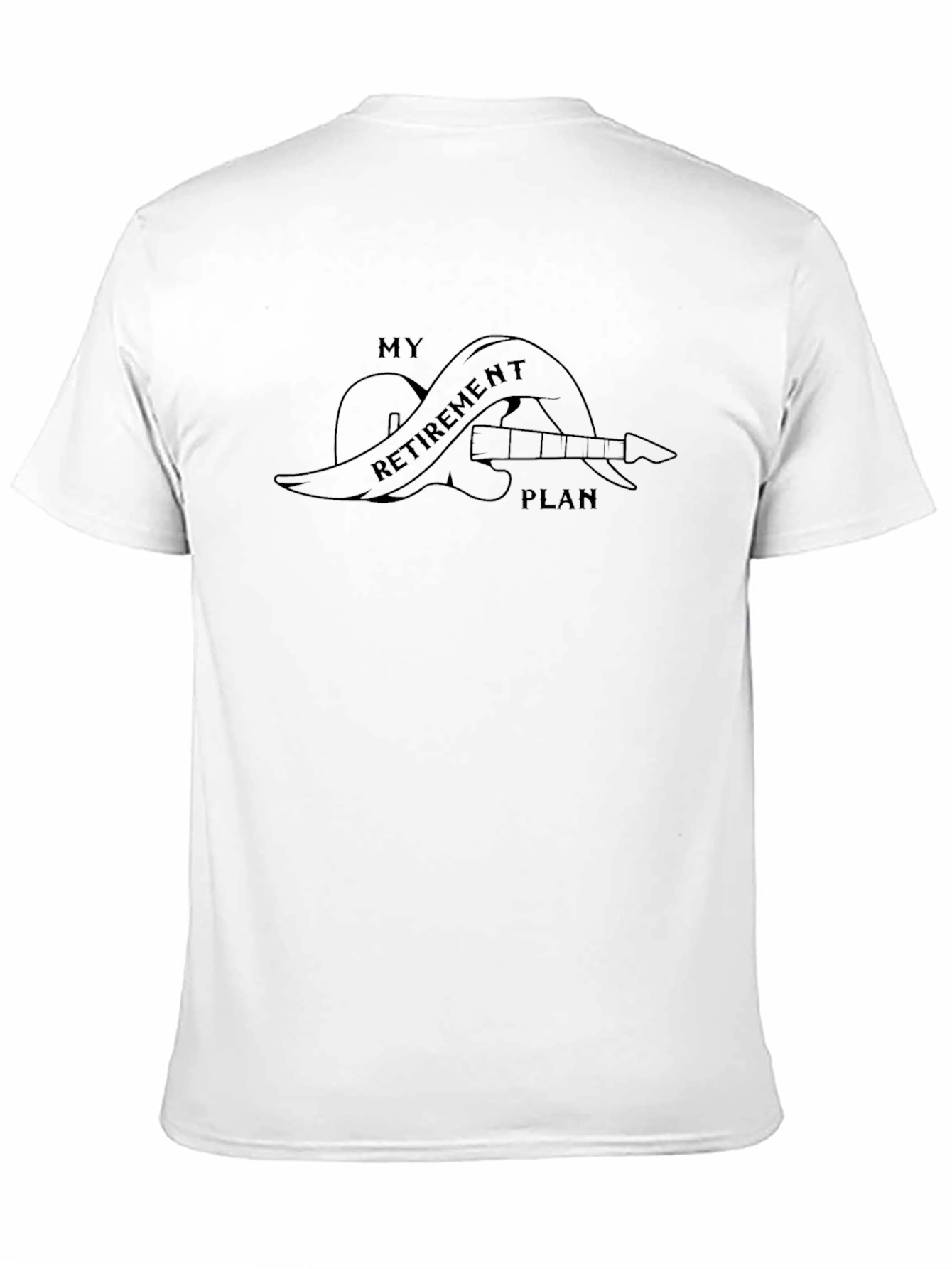 My Retirement Plan Guitar T-Shirt - Black
