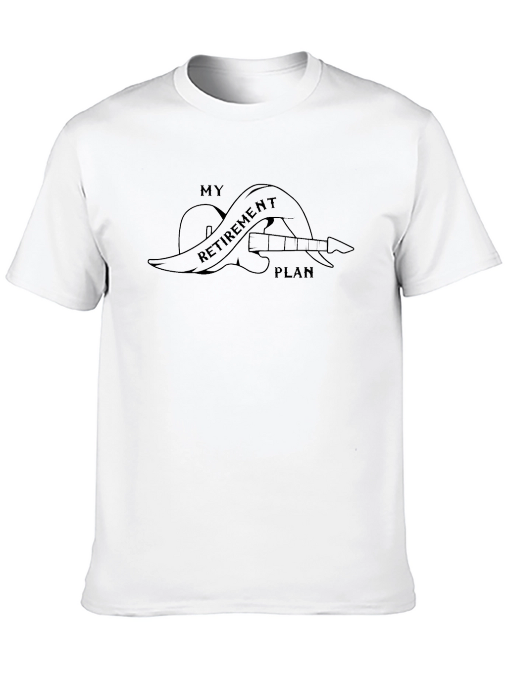 My Retirement Plan Guitar T-Shirt - Black