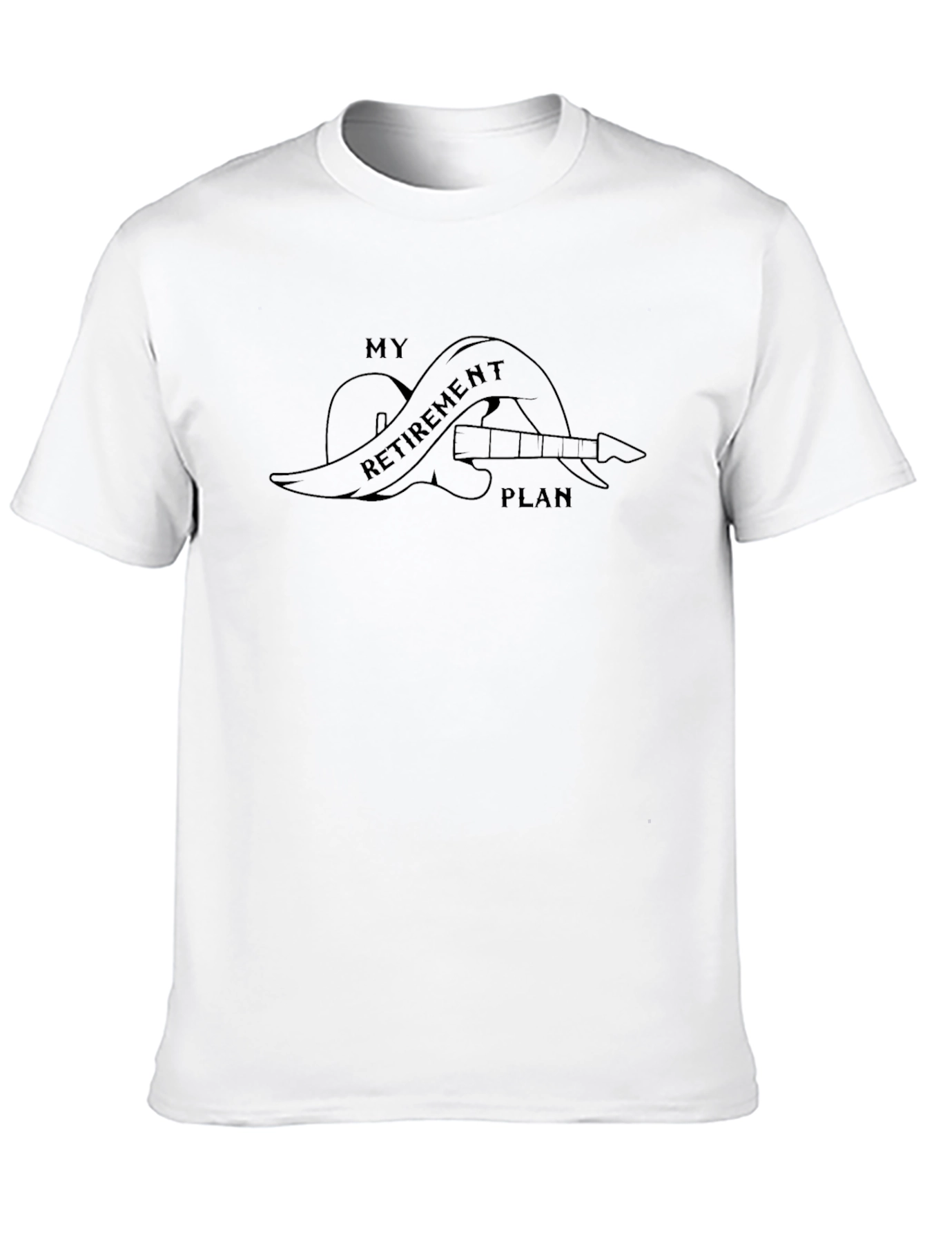 My Retirement Plan Guitar T-Shirt - Black