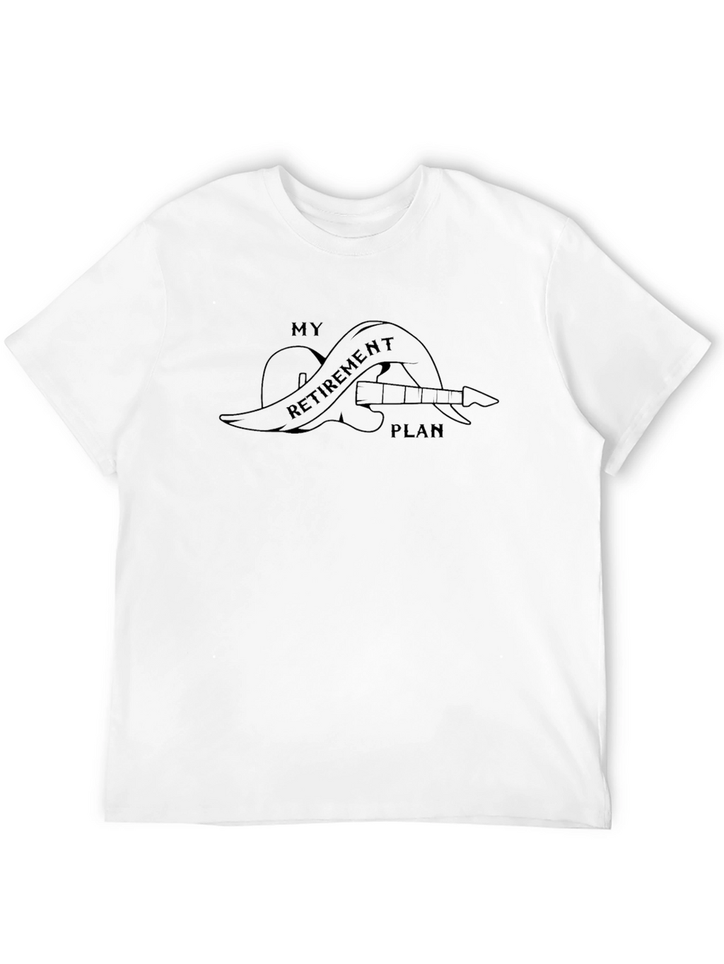 My Retirement Plan Guitar T-Shirt - Black