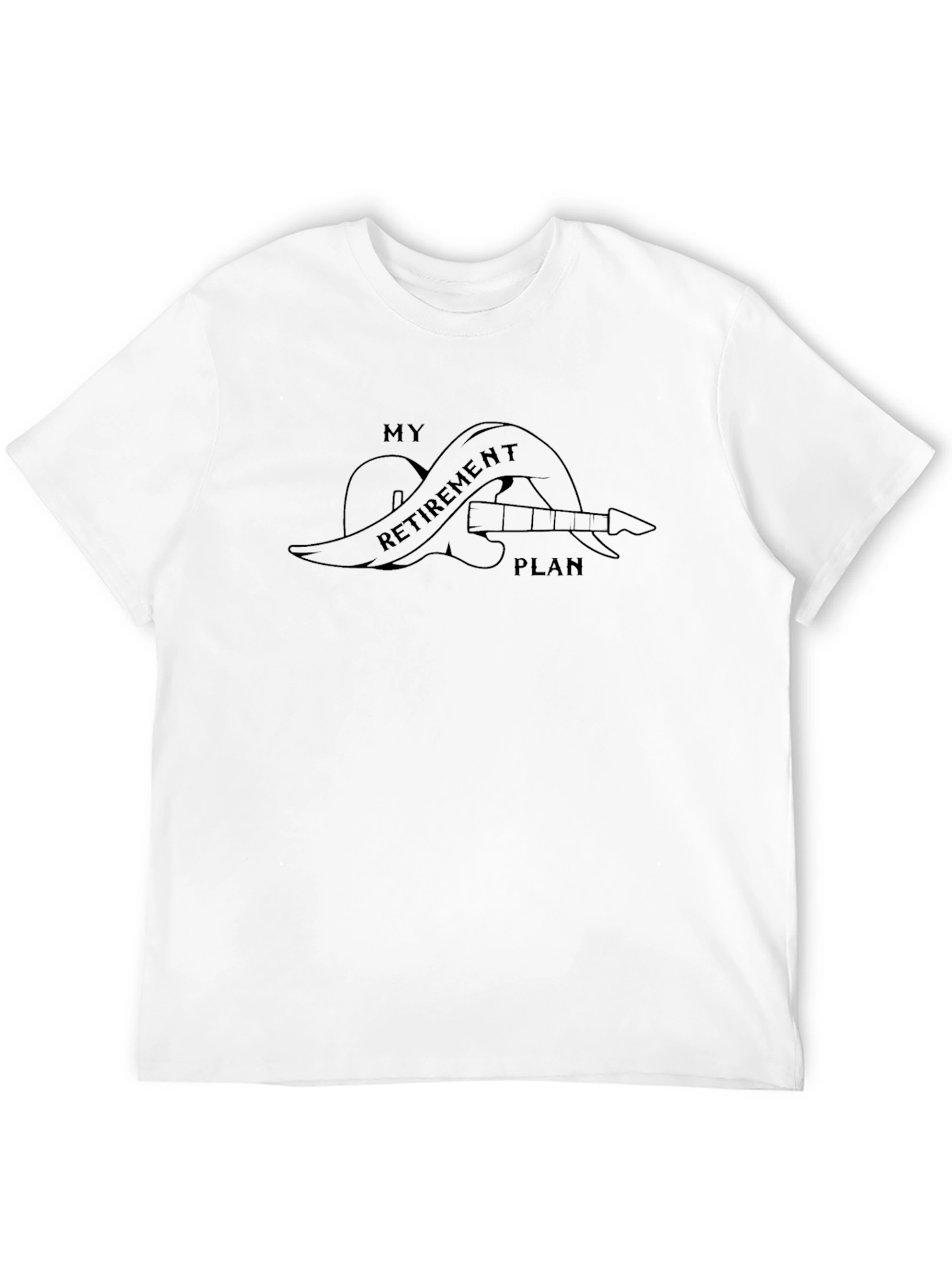 My Retirement Plan Guitar T-Shirt - Black