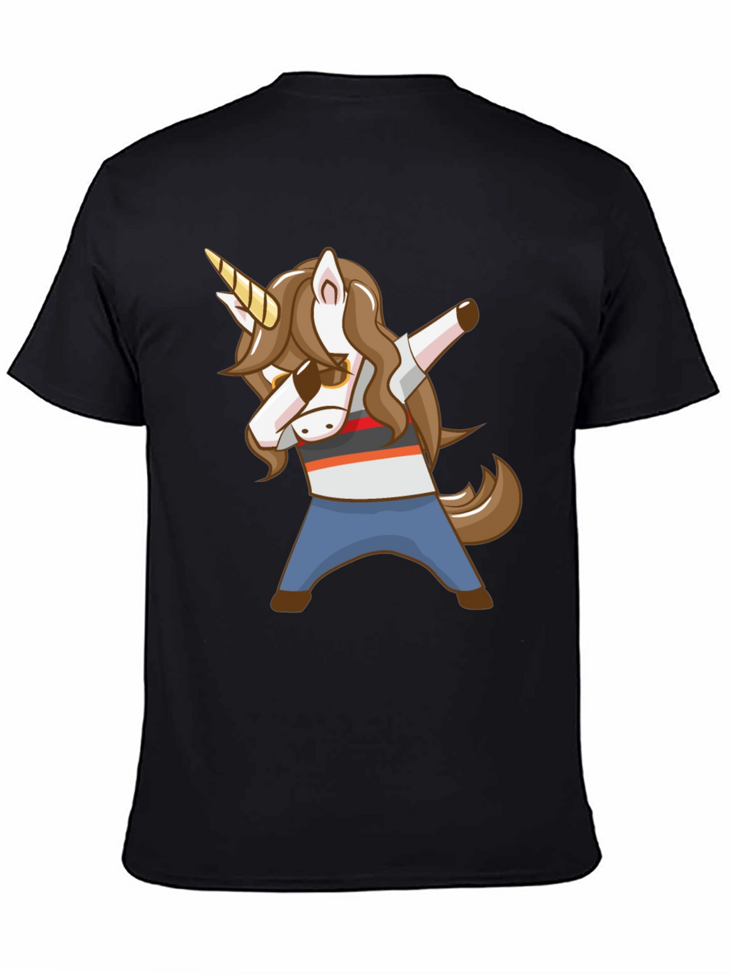 Dabbing Unicorn Graphic T-Shirt
