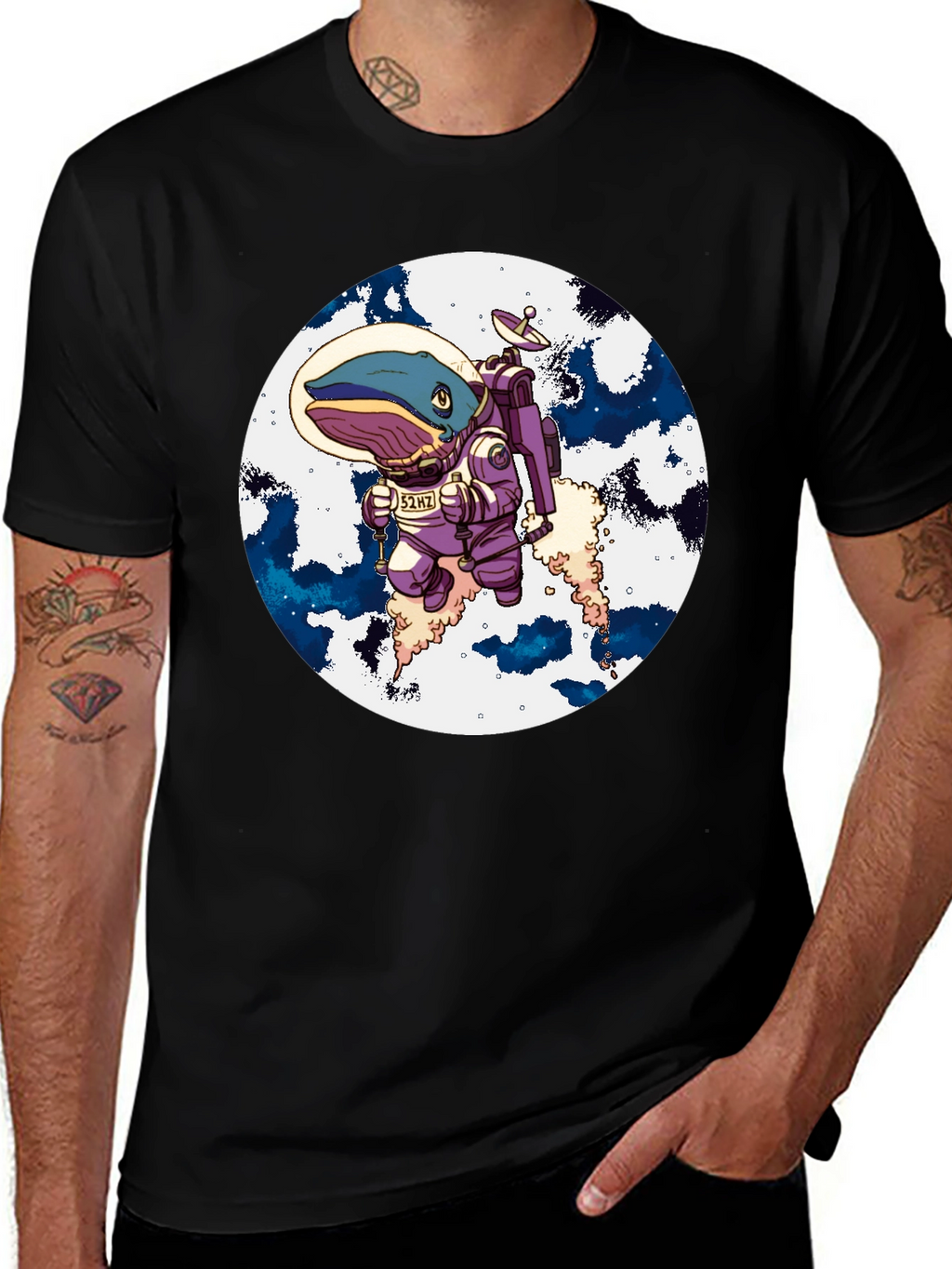 Cosmic Whale T-Shirt - Space Adventure
