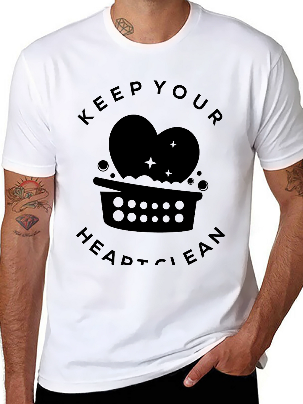 Keep Your Heart Clean Graphic Tee