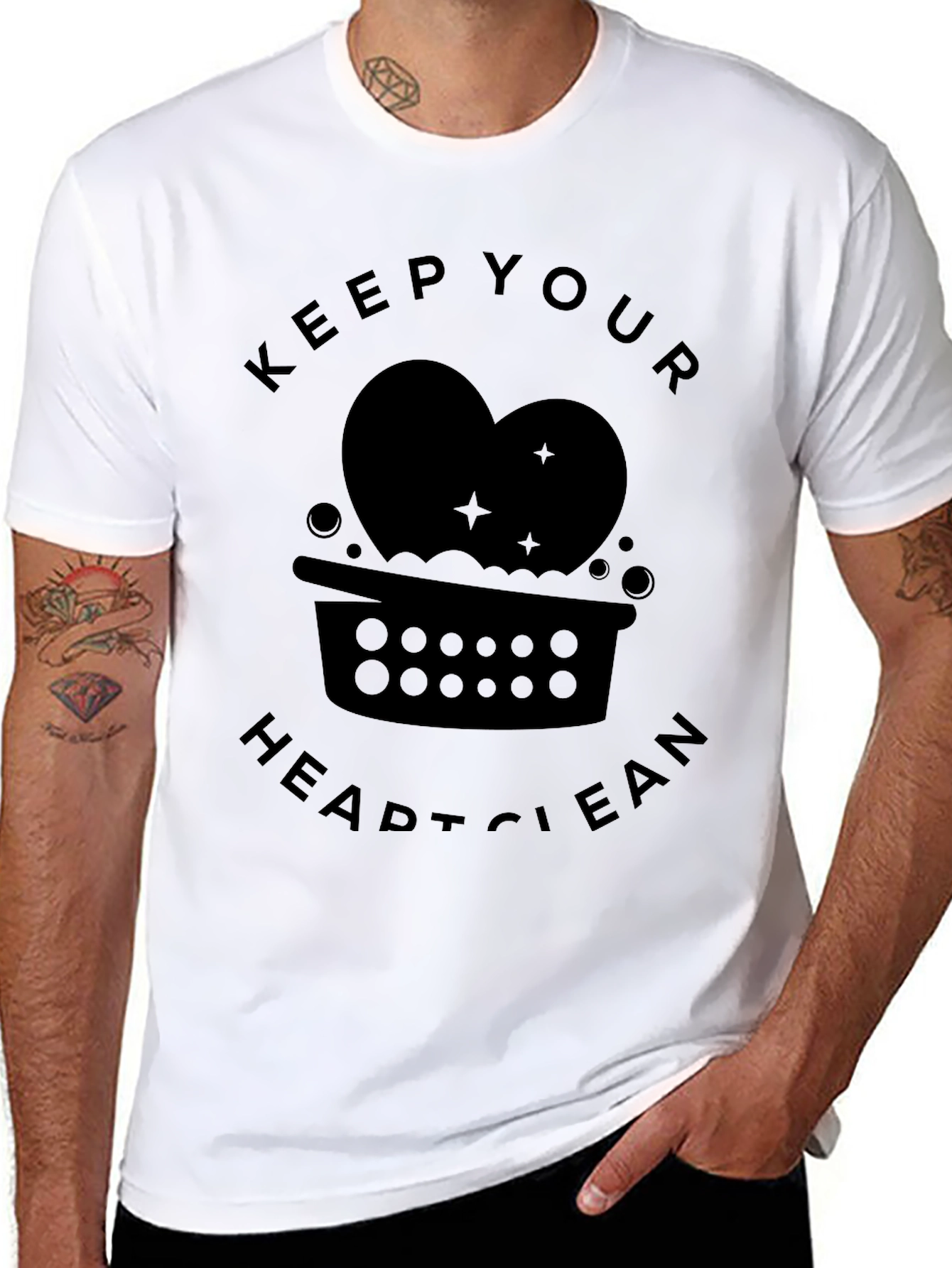 Keep Your Heart Clean Graphic Tee