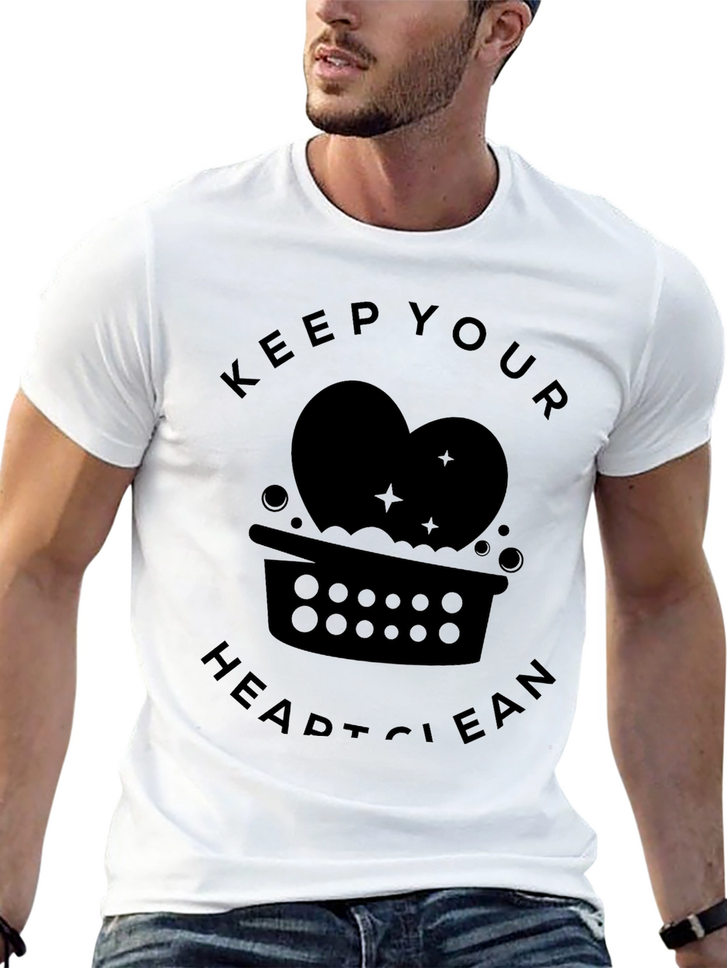 Keep Your Heart Clean Graphic Tee