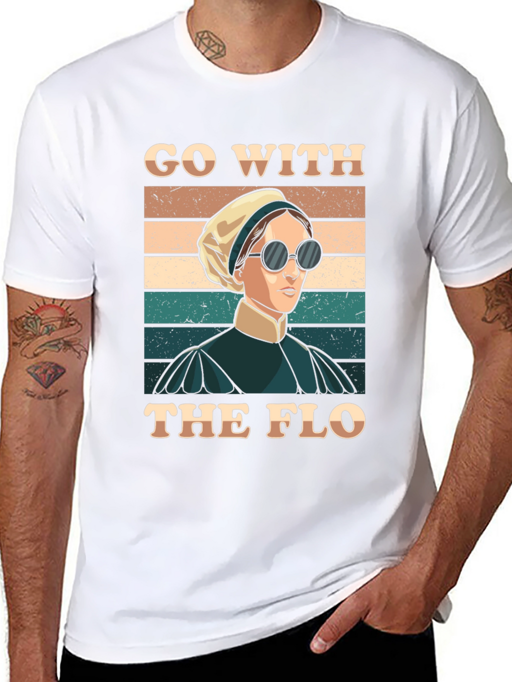 Go With The Flo Florence Nightingale T-Shirt