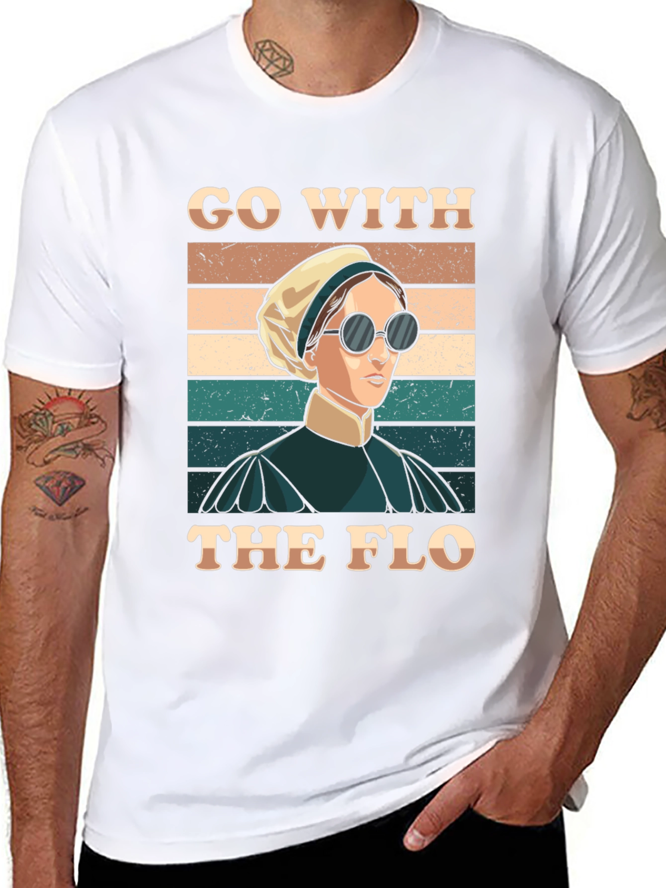 Go With The Flo Florence Nightingale T-Shirt