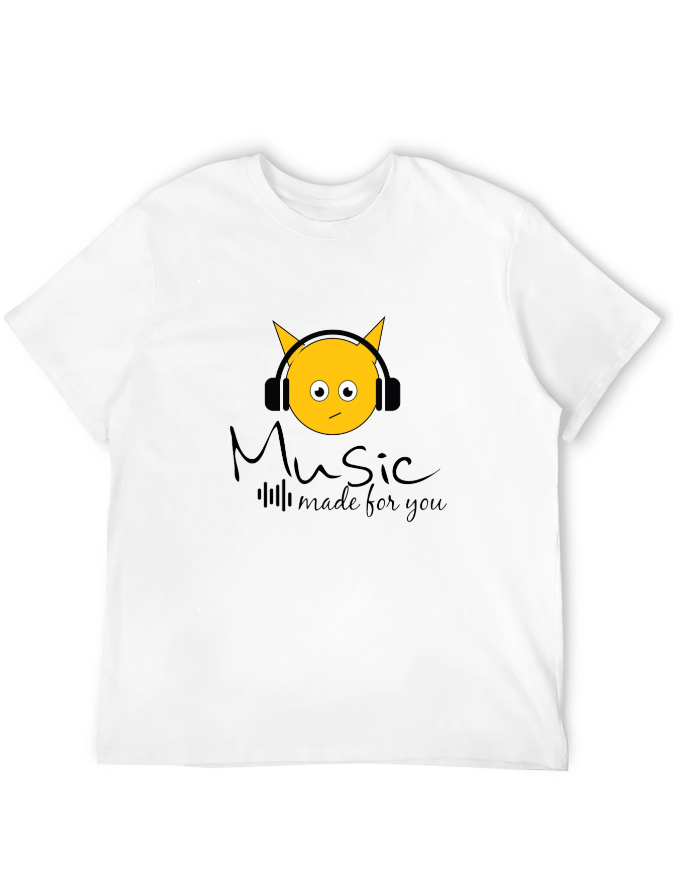 Music Made For You Black T-Shirt