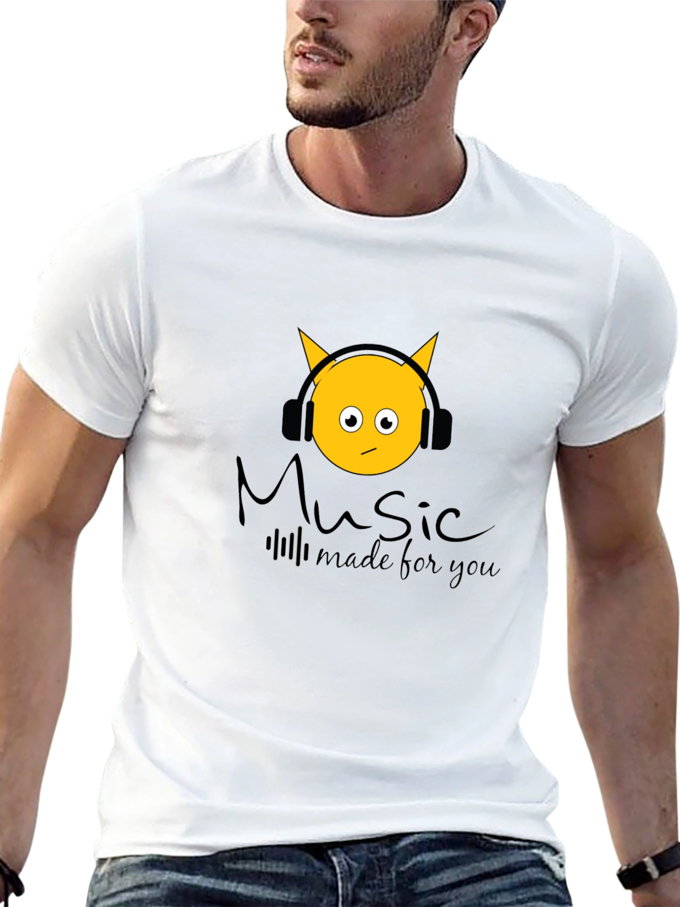 Music Made For You Black T-Shirt