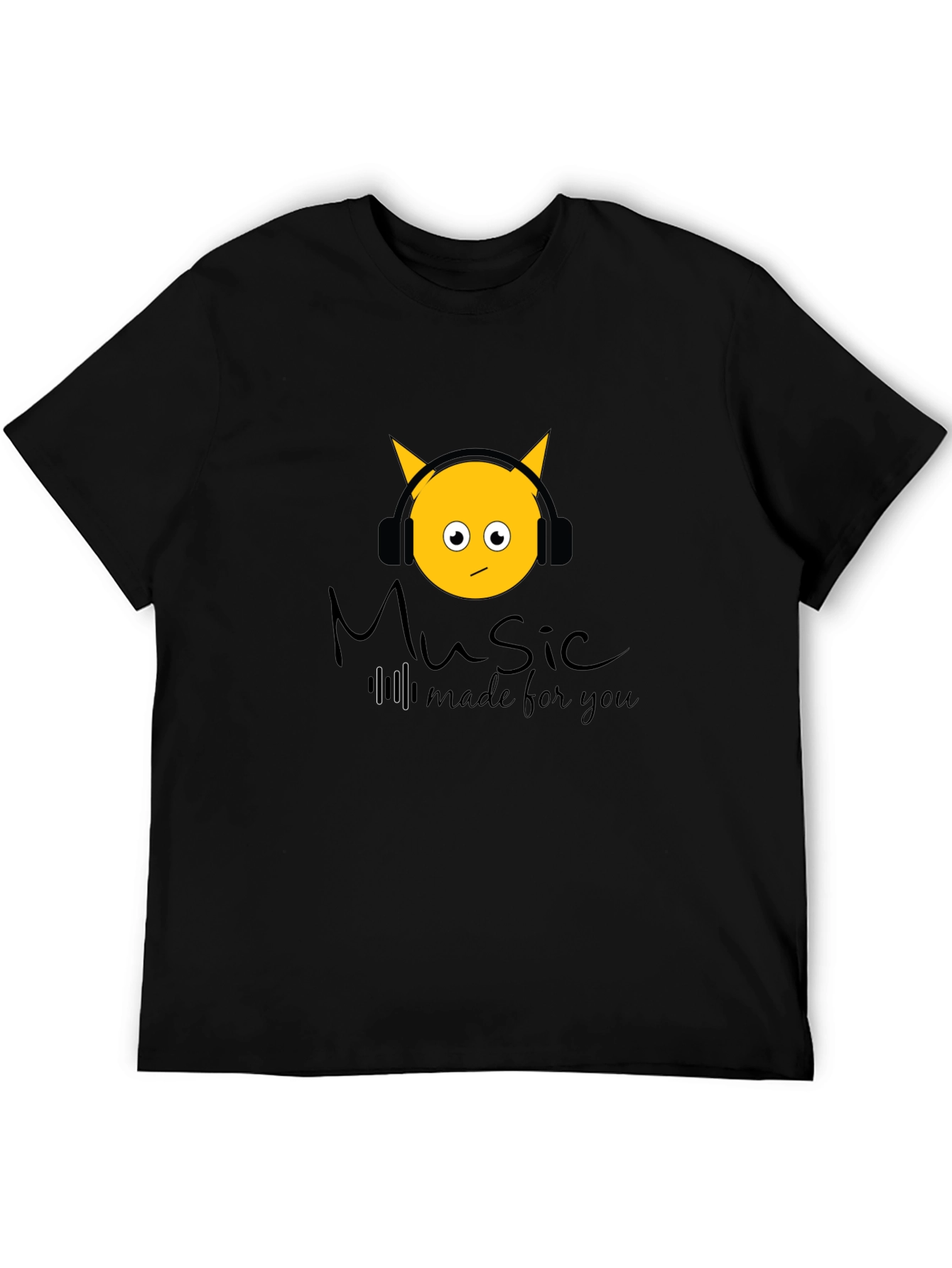 Music Made For You Black T-Shirt