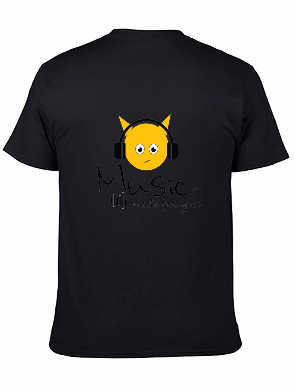 Music Made For You Black T-Shirt
