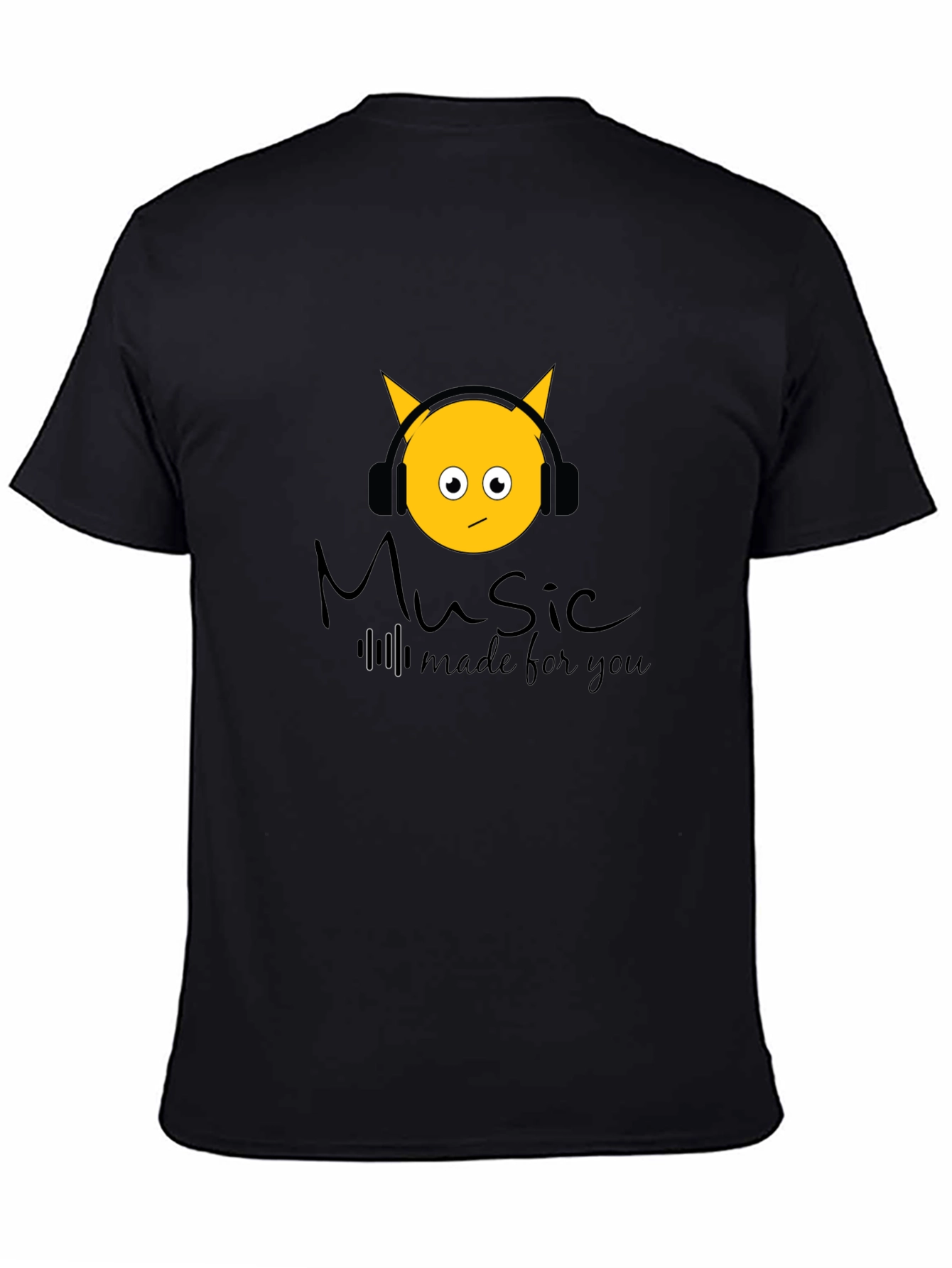 Music Made For You Black T-Shirt