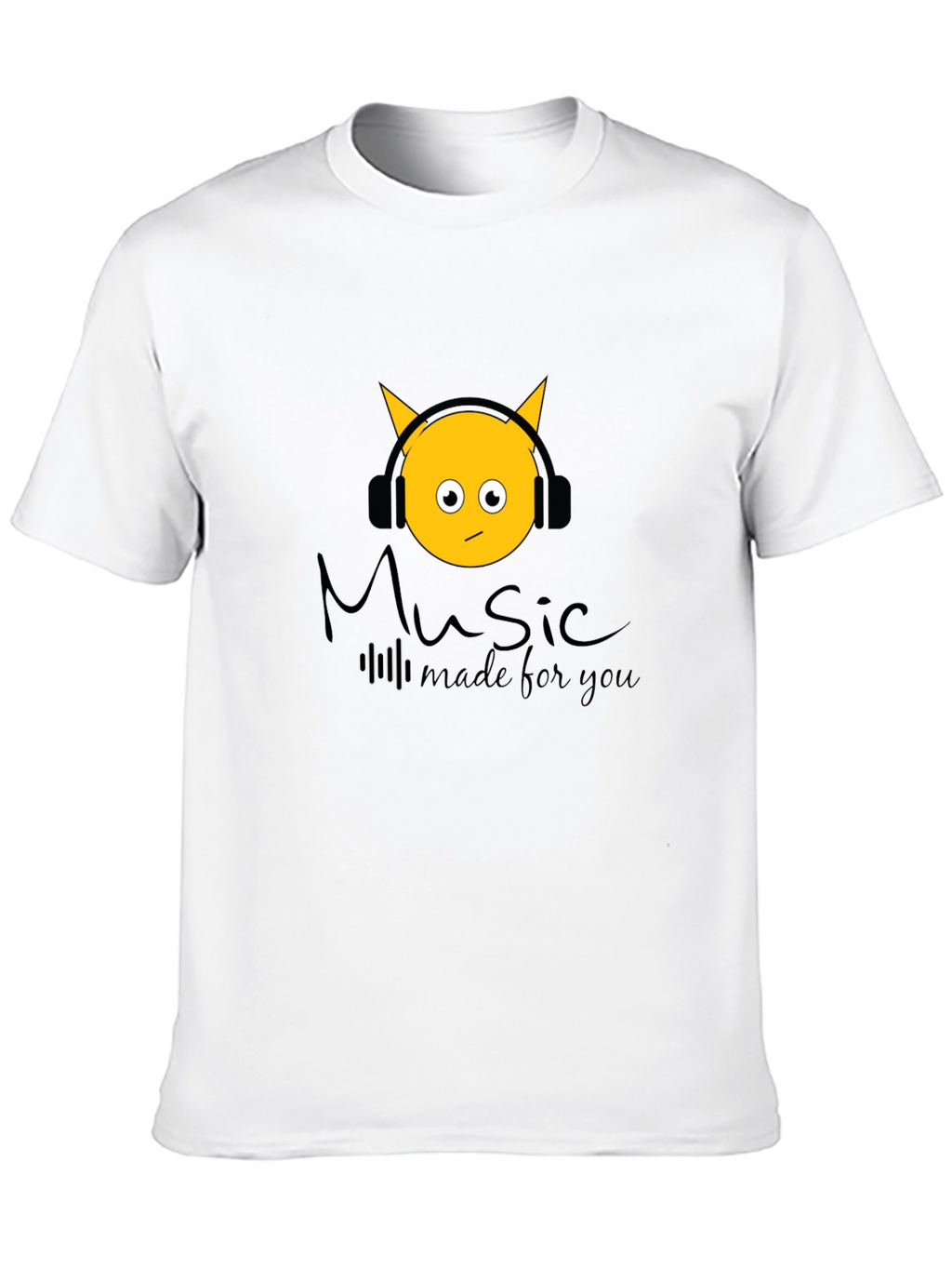 Music Made For You Black T-Shirt
