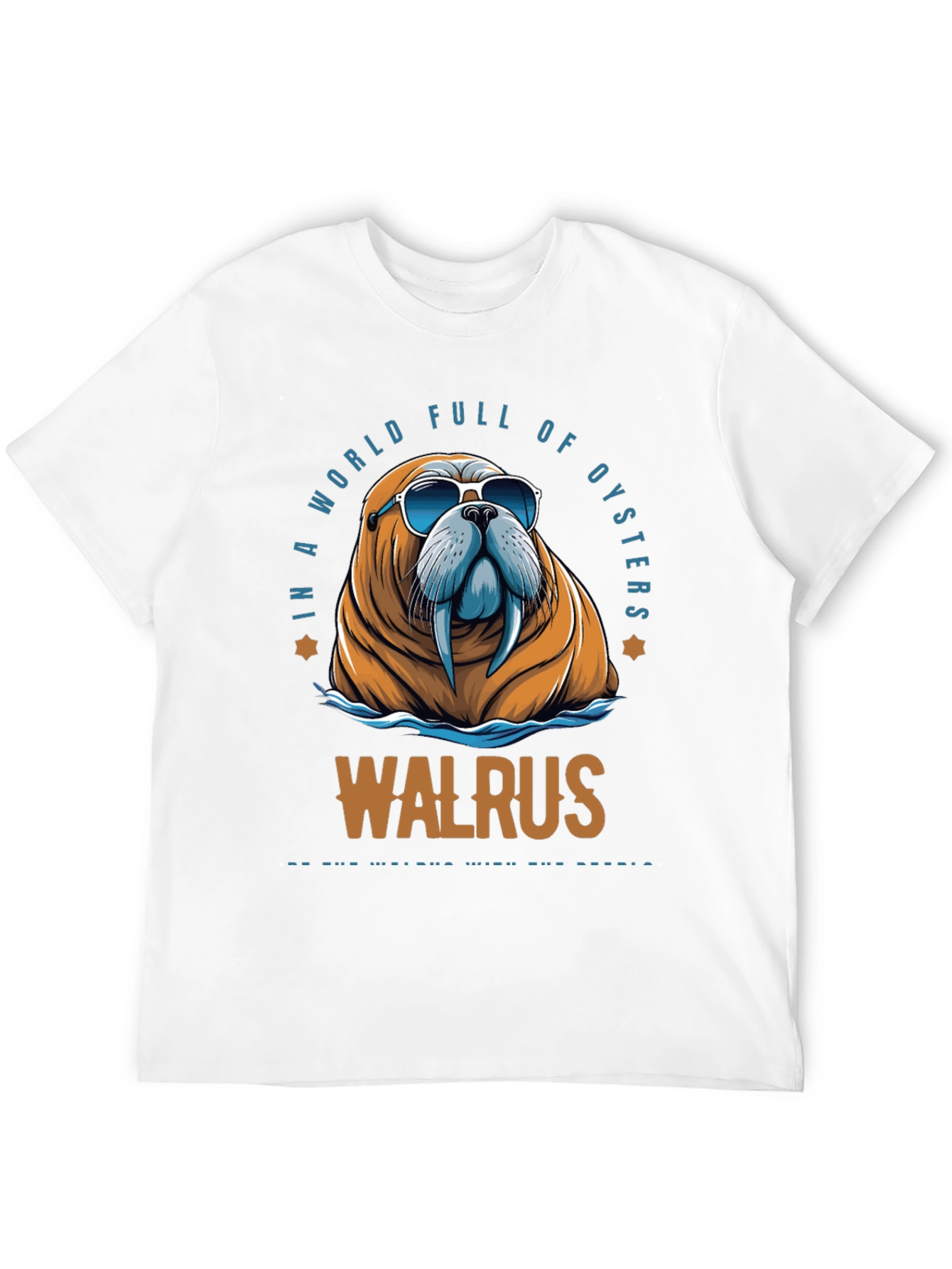 Cool Walrus Graphic T-Shirt