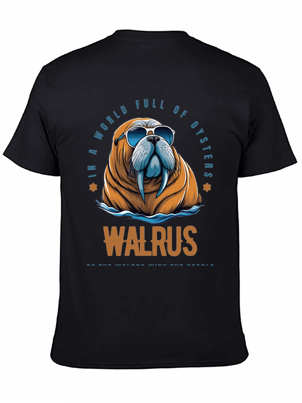 Cool Walrus Graphic T-Shirt