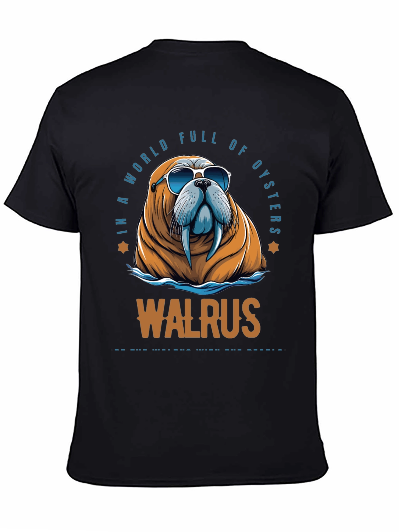 Cool Walrus Graphic T-Shirt