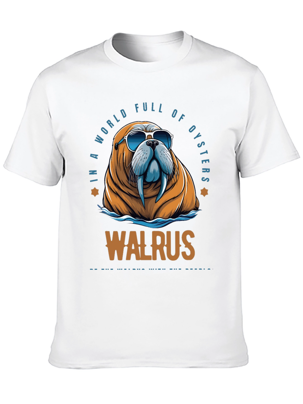 Cool Walrus Graphic T-Shirt