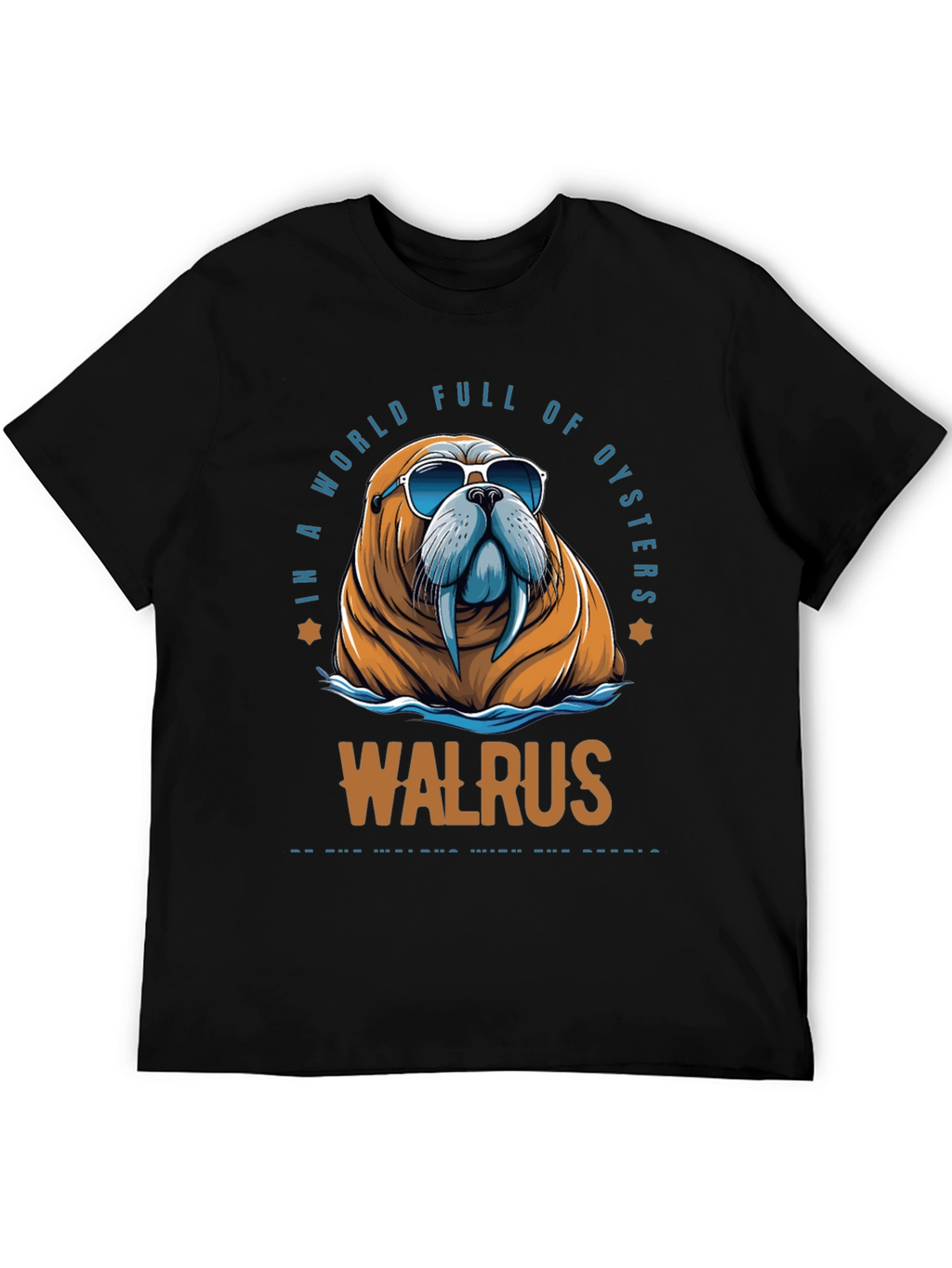 Cool Walrus Graphic T-Shirt