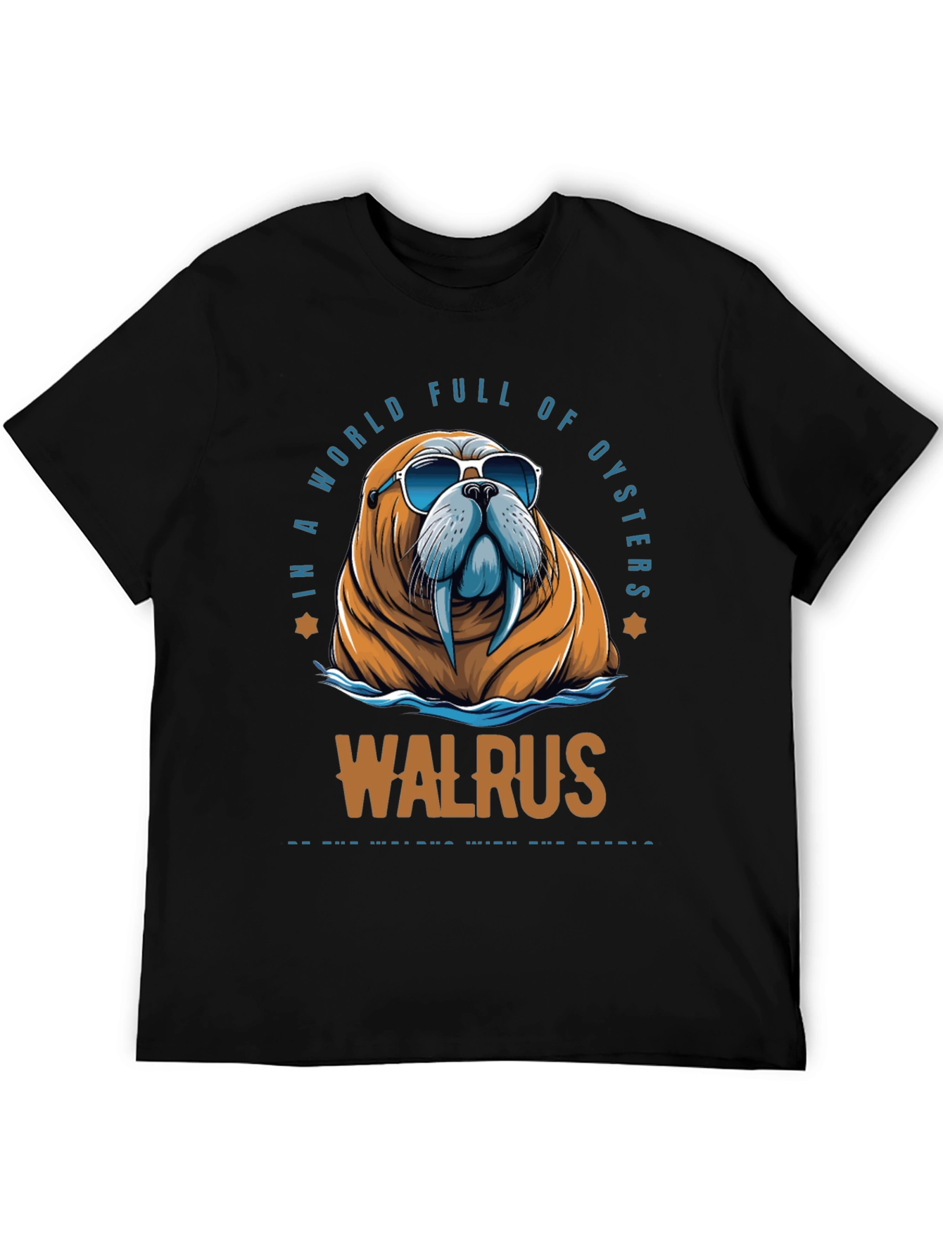 Cool Walrus Graphic T-Shirt