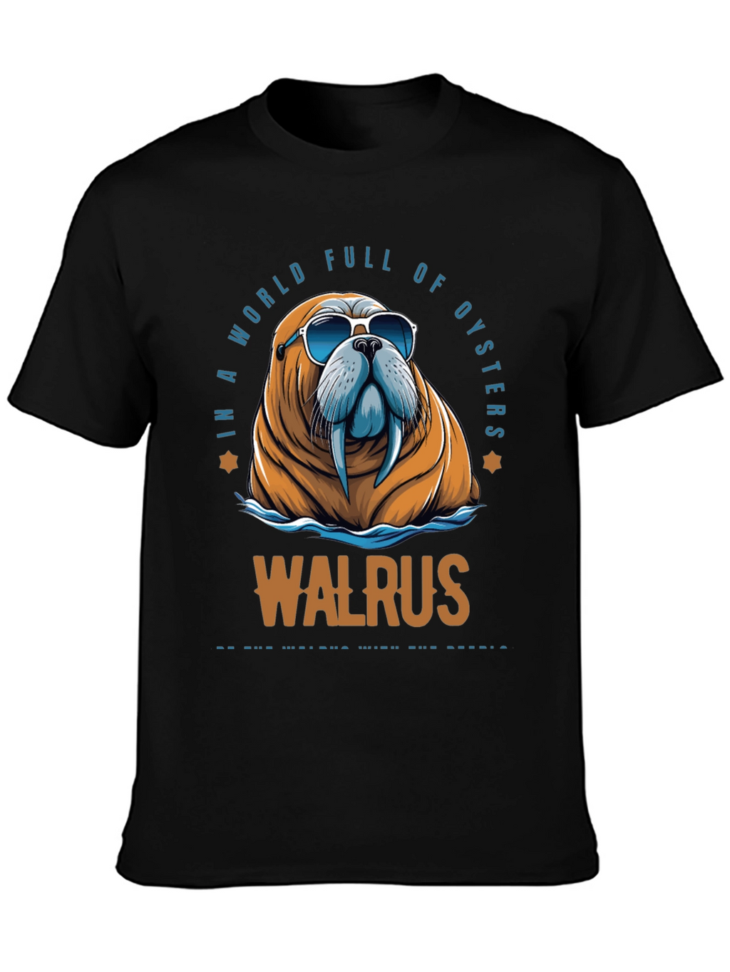 Cool Walrus Graphic T-Shirt