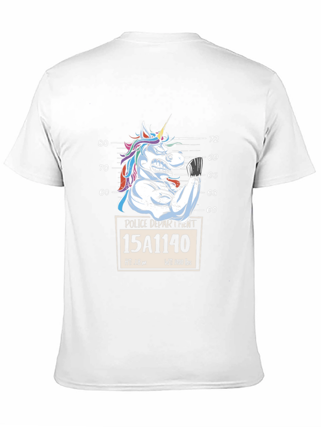Unicorn Mugshot Graphic T-Shirt