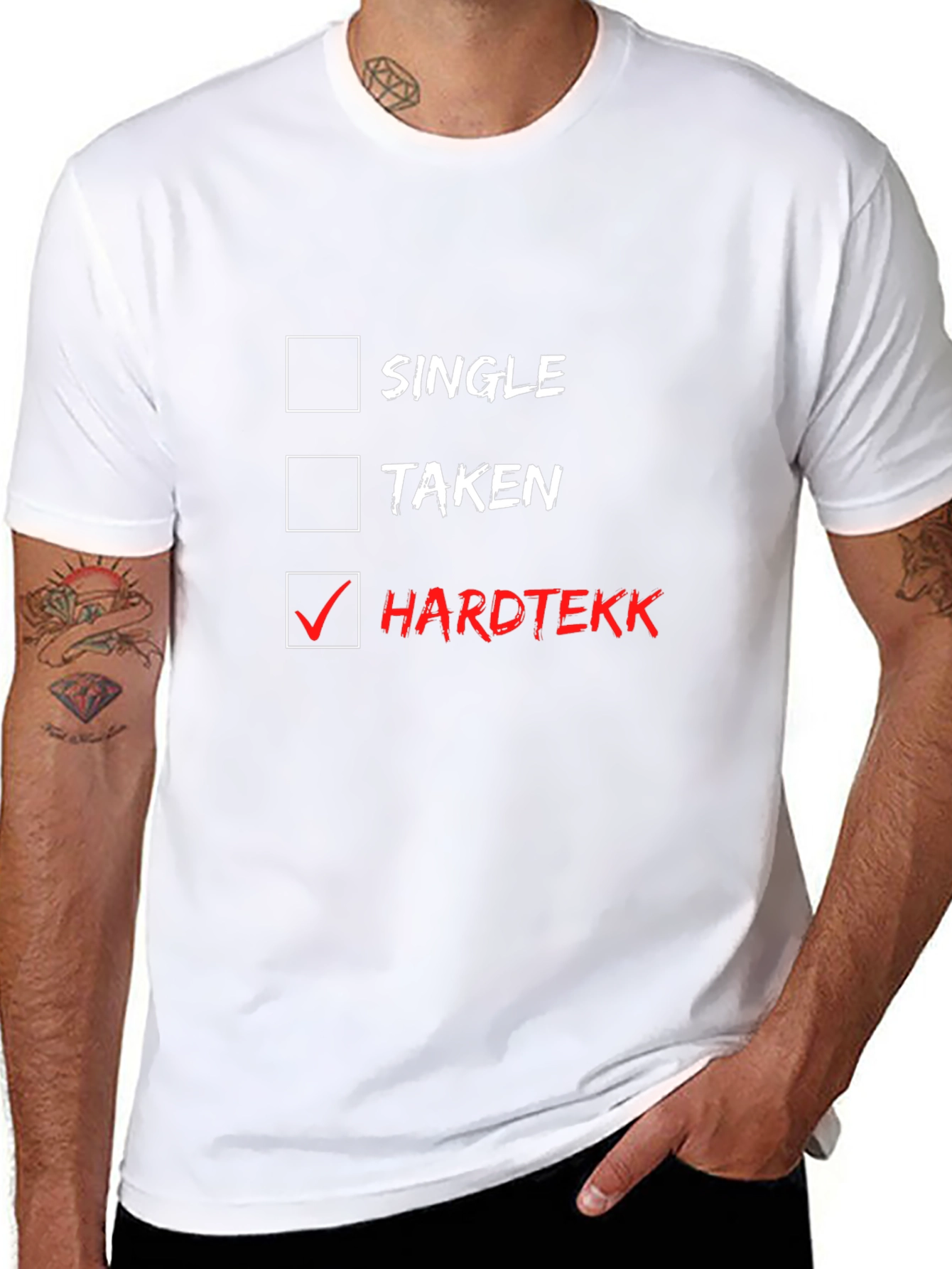 Single Taken Hardtekk Graphic Tee