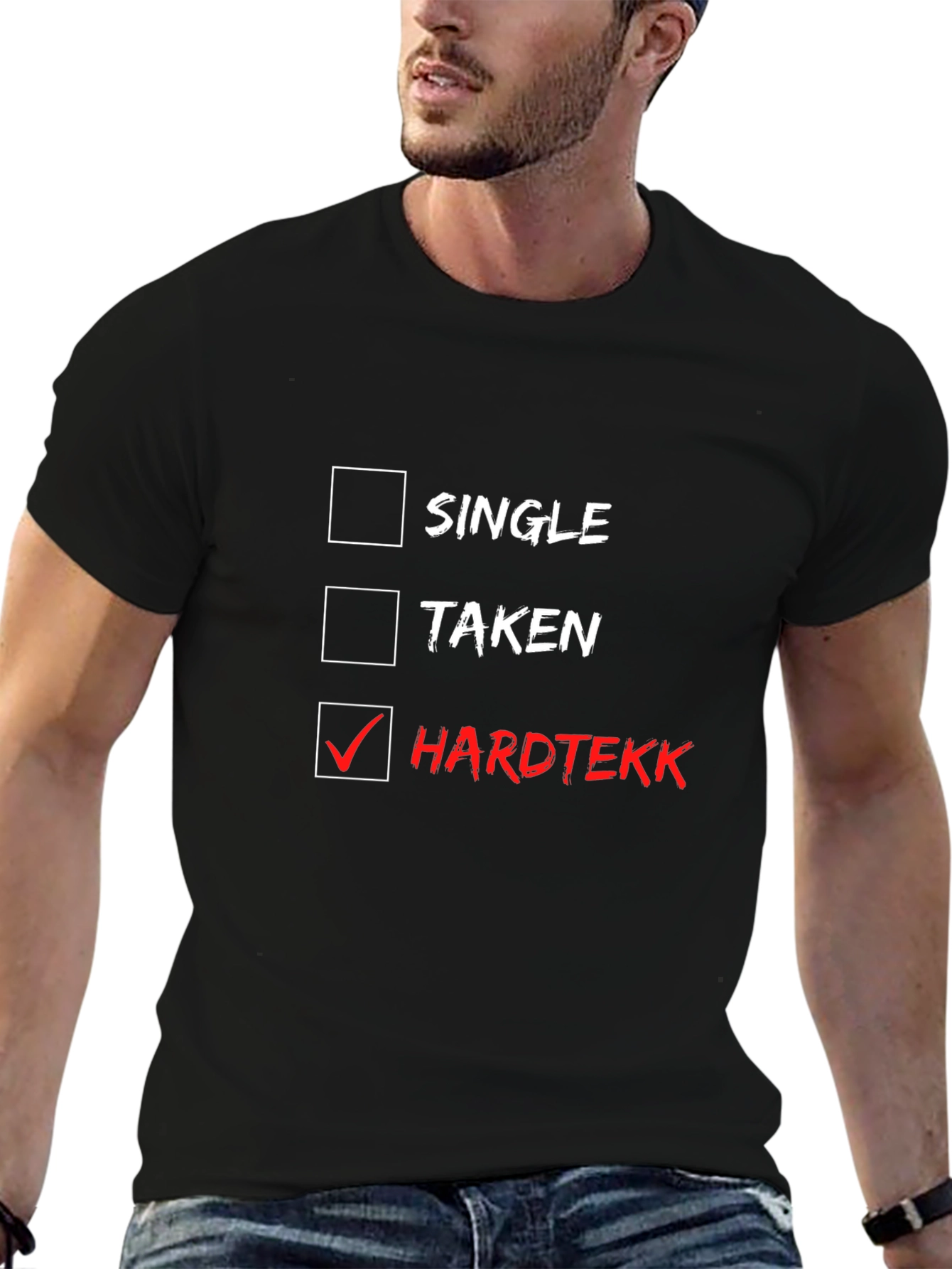 Single Taken Hardtekk Graphic Tee