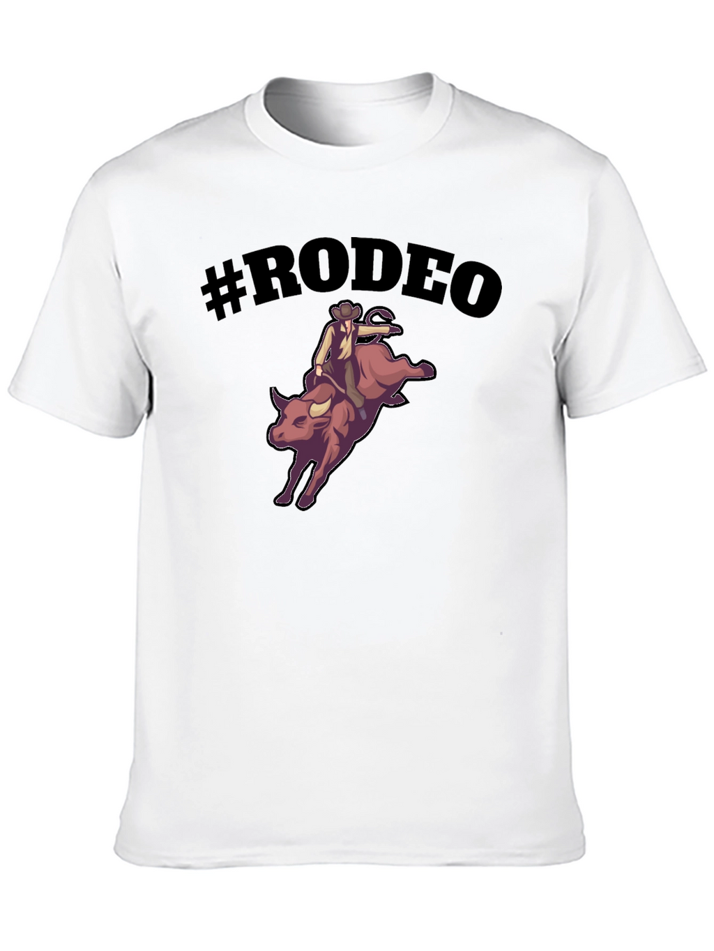 Rodeo Bull Riding Graphic T-Shirt
