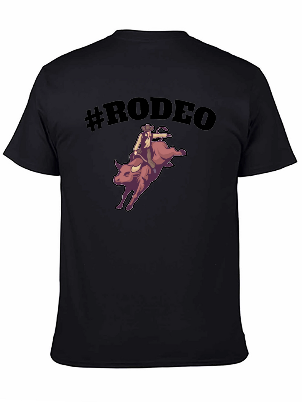 Rodeo Bull Riding Graphic T-Shirt