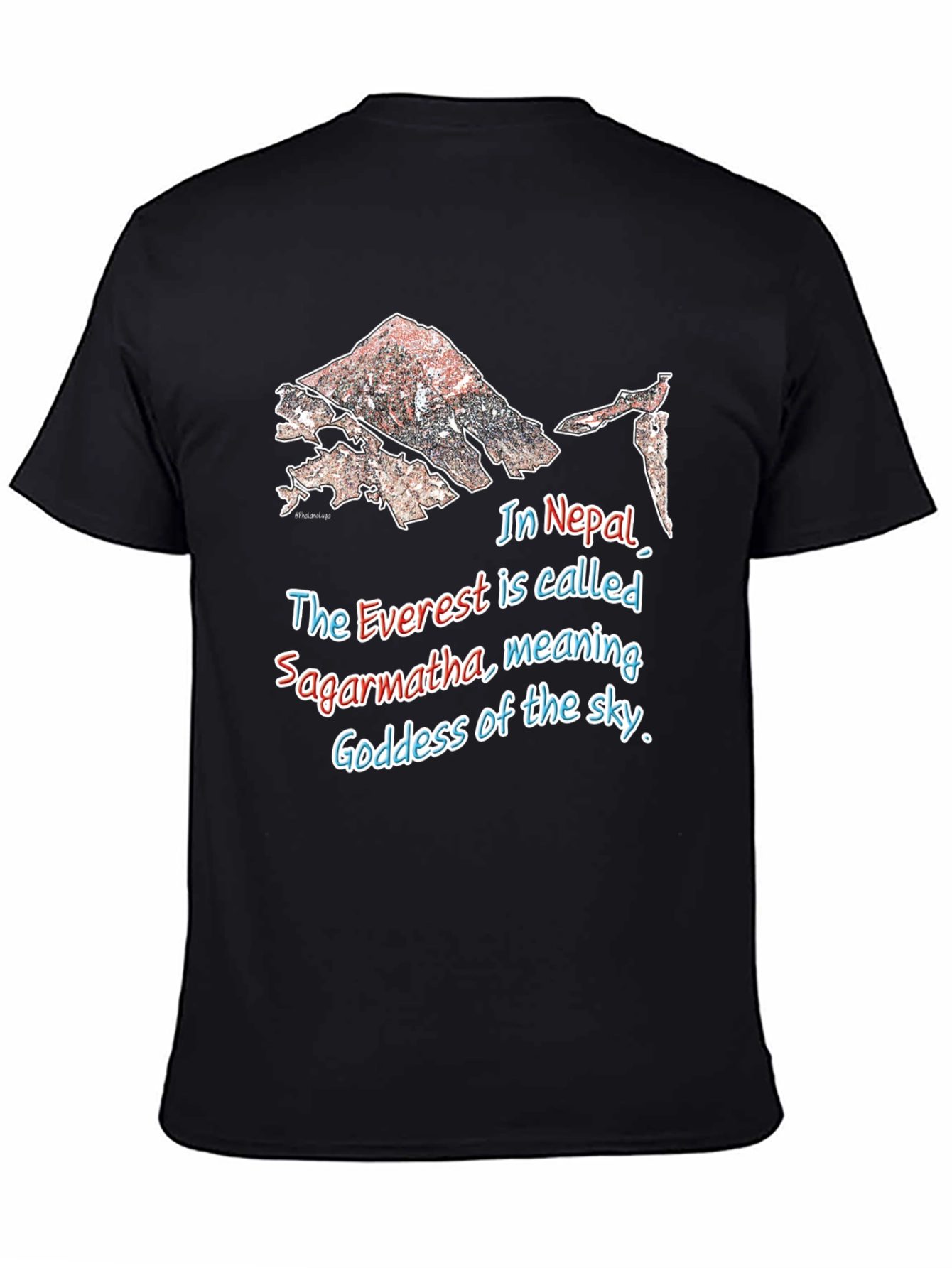 Everest Sagarmartha Nepal Graphic T-Shirt