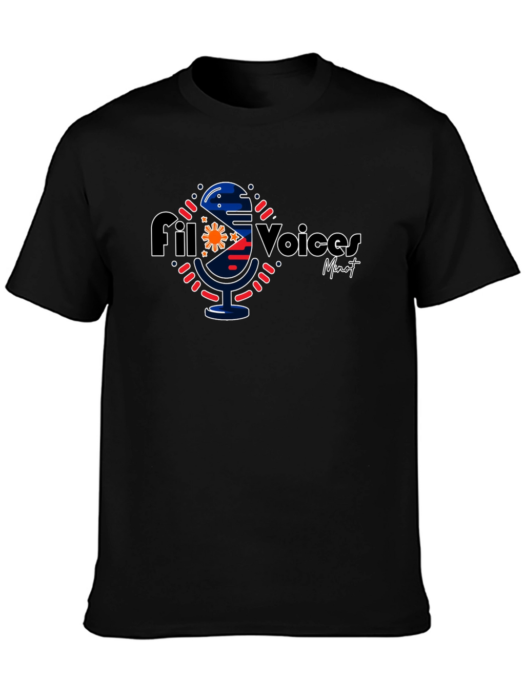 Fil Voices Project Black T-Shirt