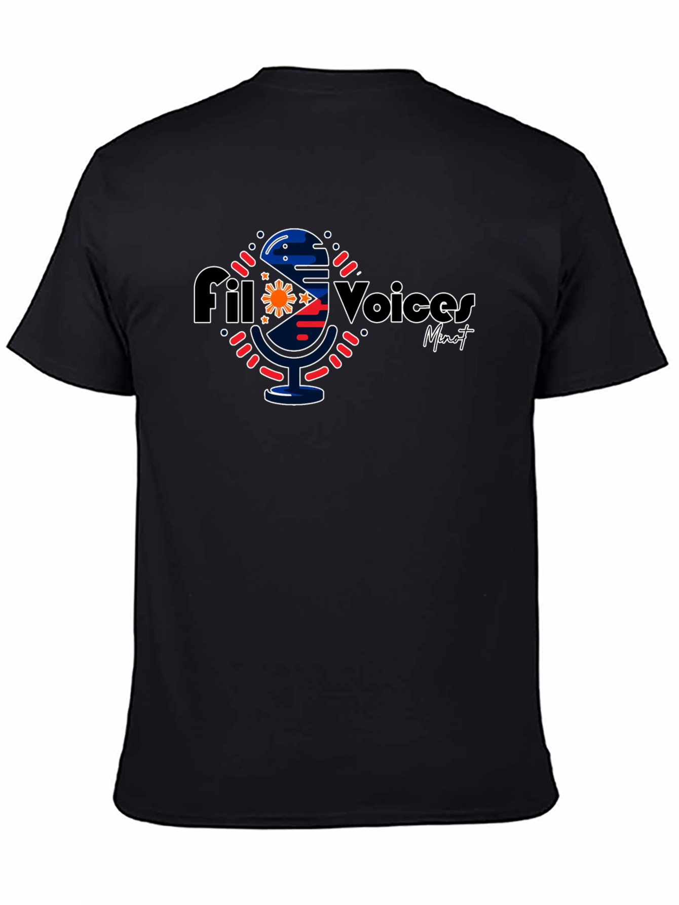 Fil Voices Project Black T-Shirt
